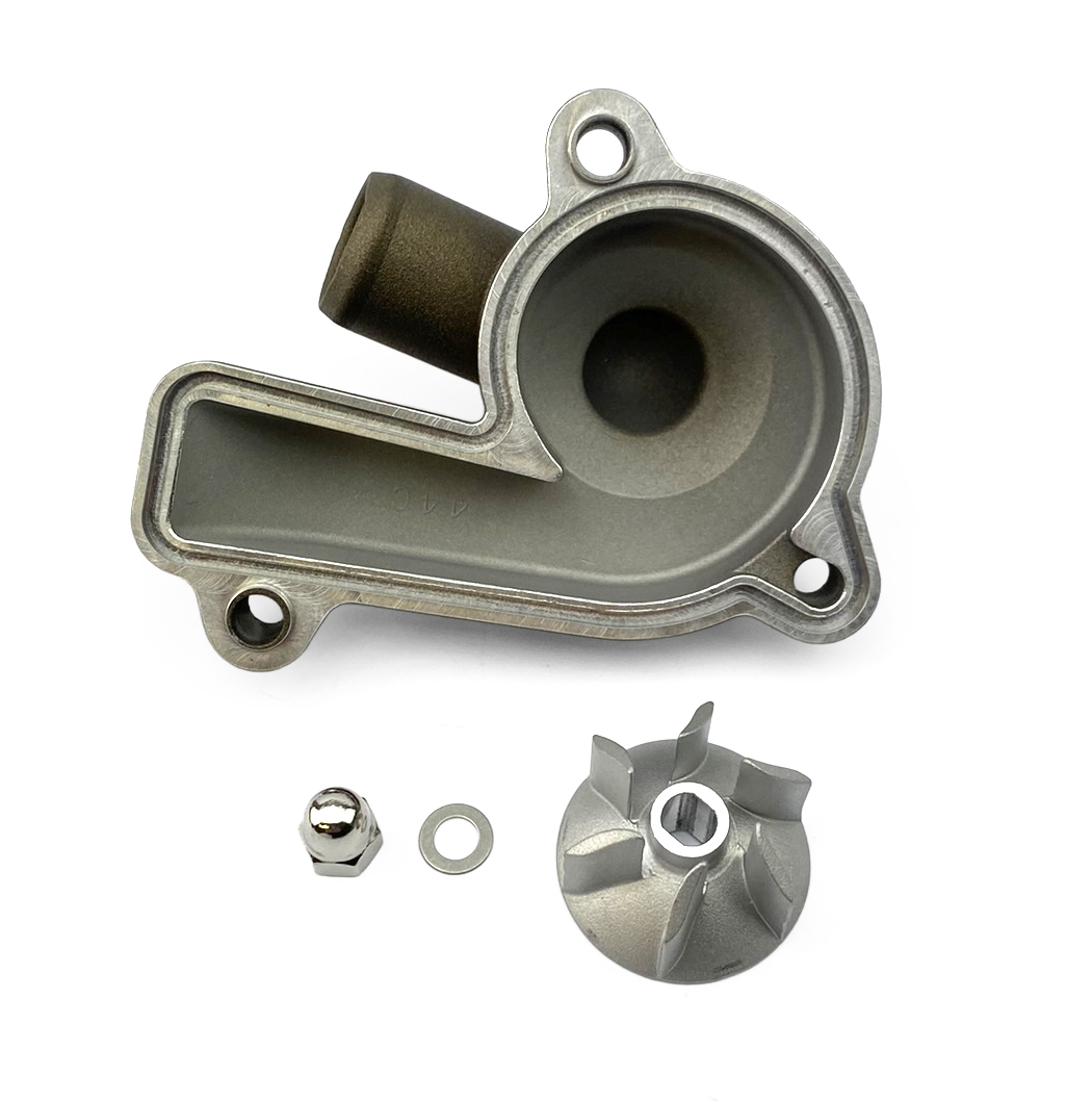 WATER PUMP COVER MAGNESIUM 23-24 KTM 250/350 SX-F, BOYESEN WPK44CM SUPERCOOLER thumbnail 4