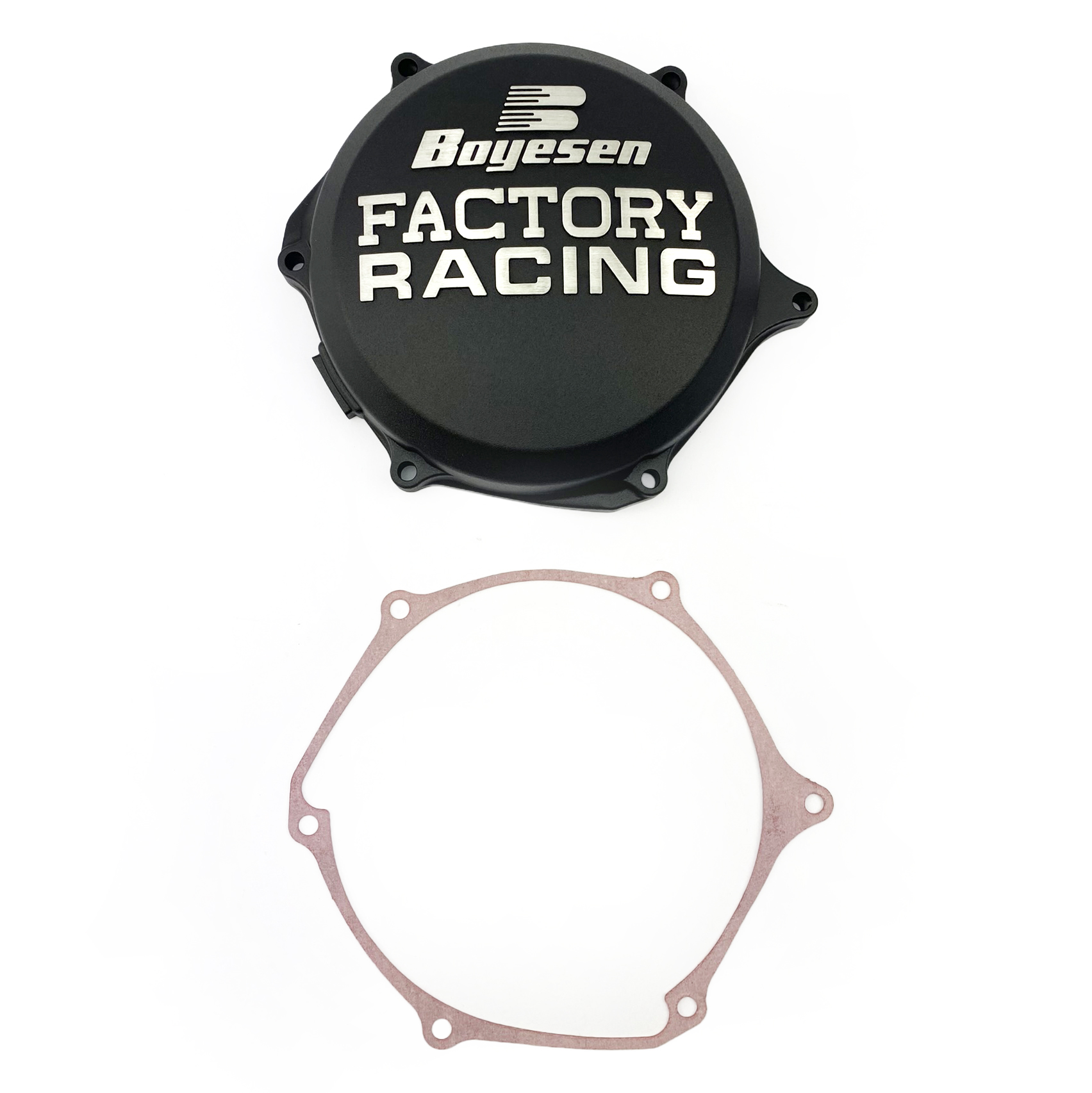 CLUTCH COVER 23-25 YZ450F YAMAHA, BOYESEN CC-38DB, BLACK thumbnail 3