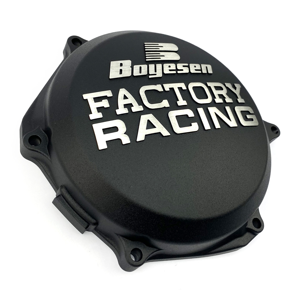 CLUTCH COVER 23-25 YZ450F YAMAHA, BOYESEN CC-38DB, BLACK image 1