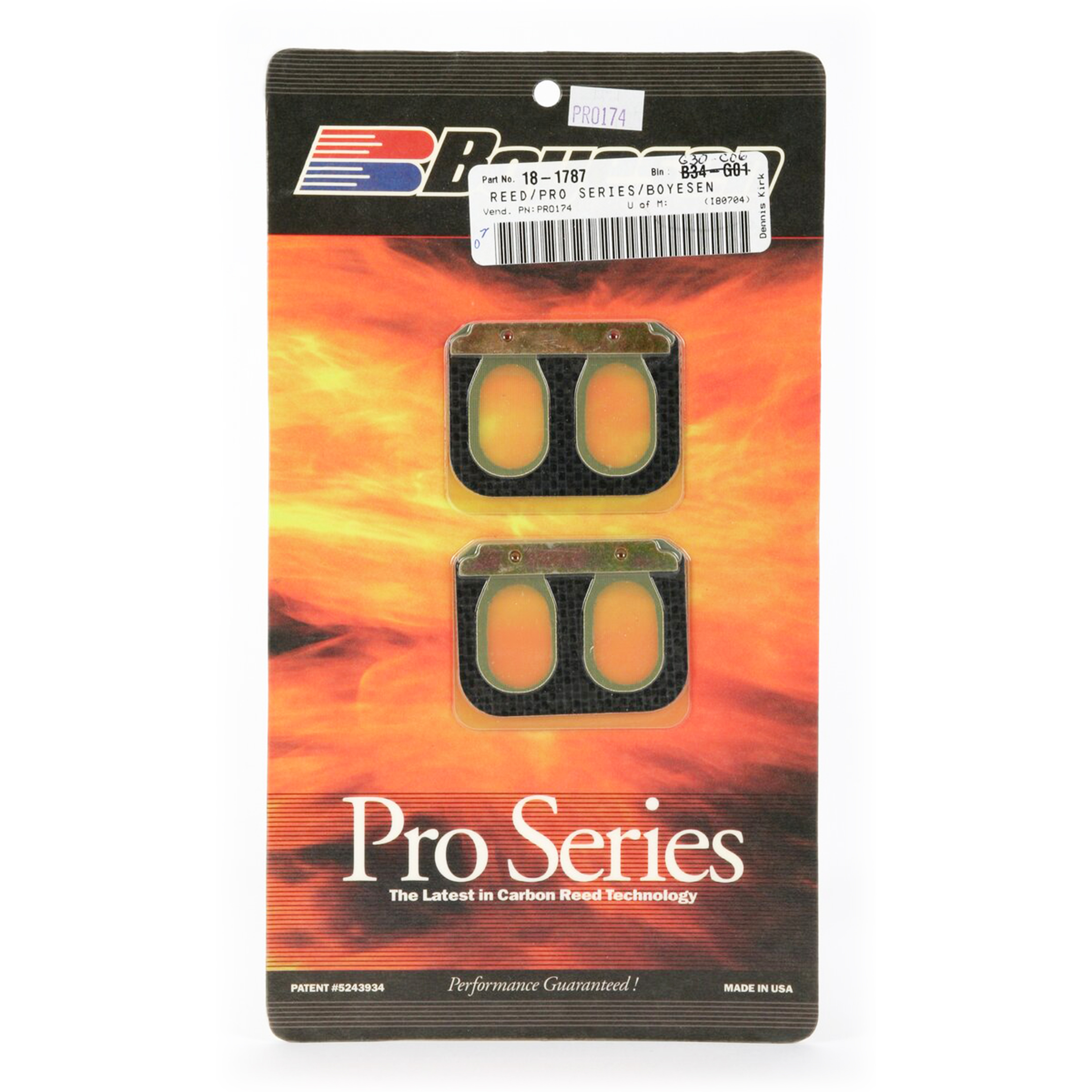 PRO-174 BOYESEN REEDS, Boyesen Pro Series Reeds - PRO