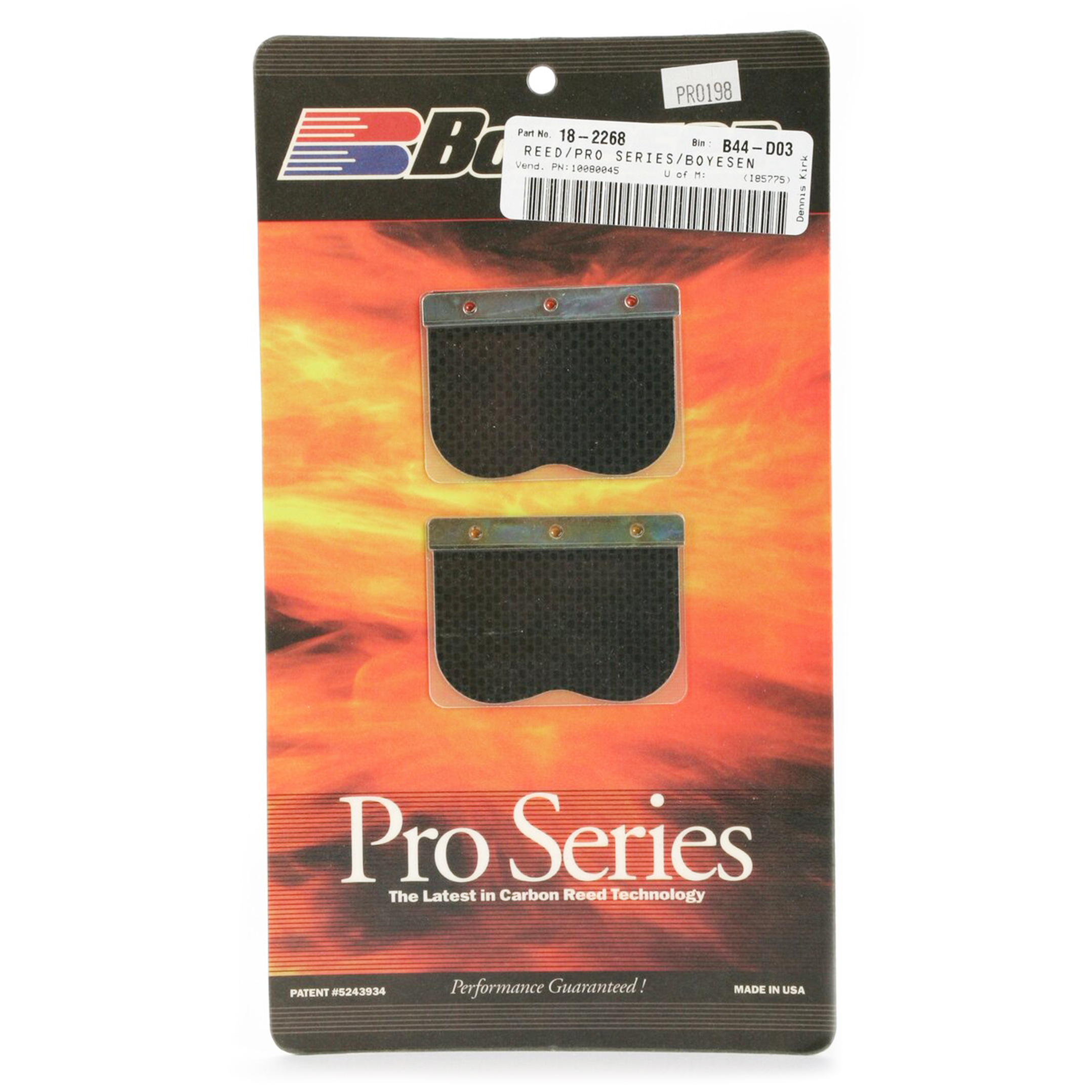 PRO-198 BOYESEN REEDS, Boyesen Pro Series Reeds - PRO, PRO-198
