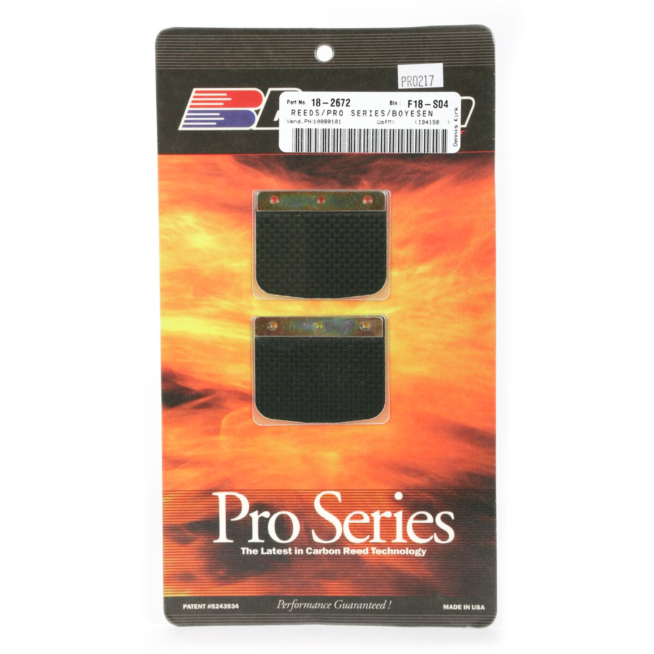 PRO-217 BOYESEN REEDS, Boyesen Pro Series Reeds - PRO image 1
