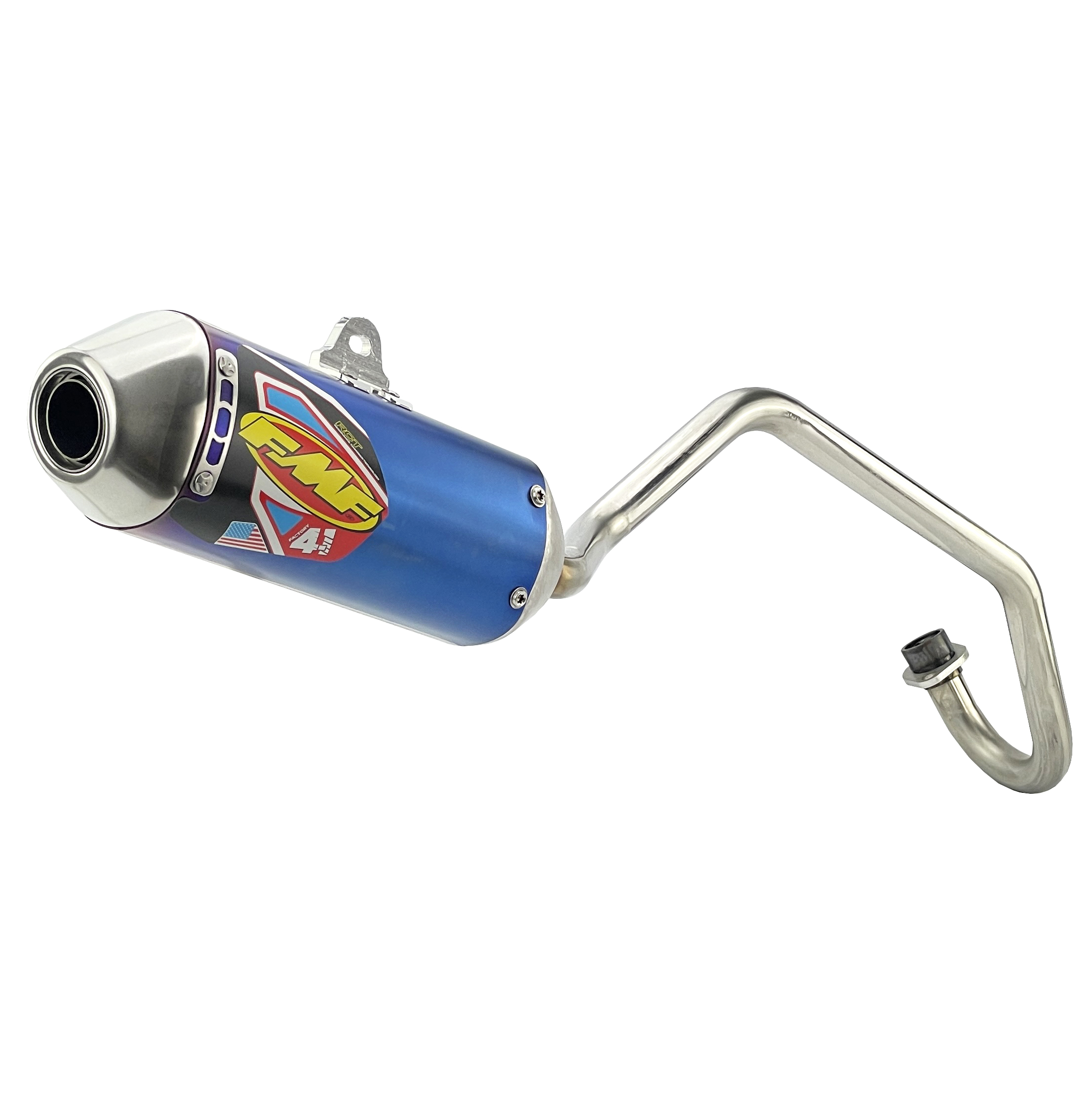 Mini Factory 4.1 Exhaust System 02-25 Kawasaki Suzuki 110 KLX DR-Z - FMF 042381 image 1