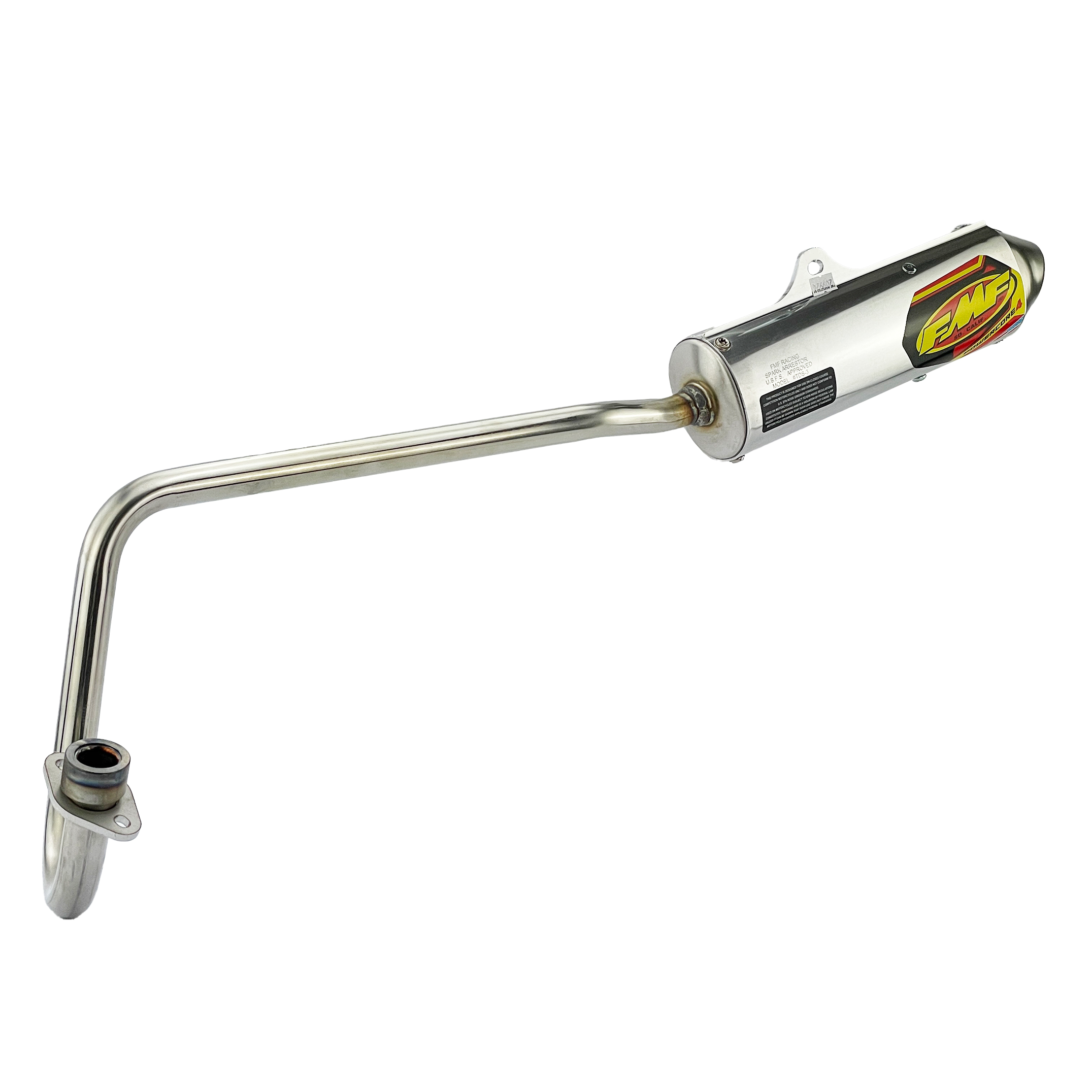 Mini Powercore 4 Exhaust System 06-25 Yamaha TTR 50 E - FMF 044157 thumbnail 2