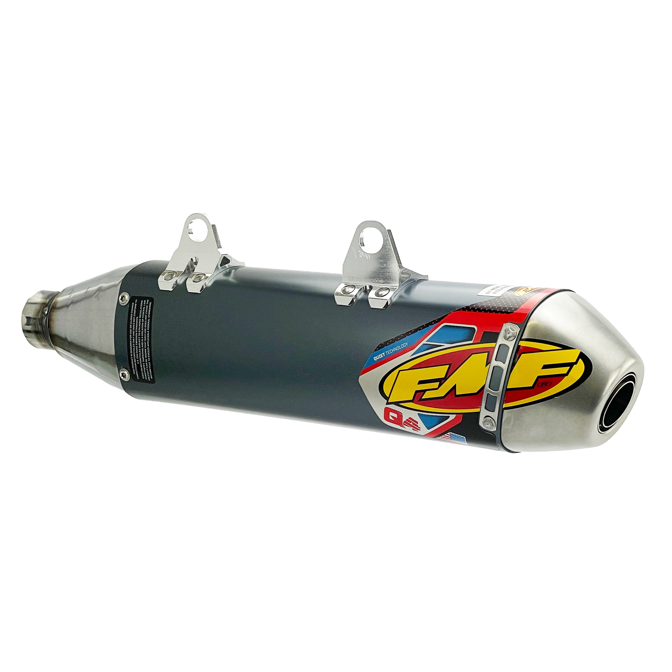 Q4 Hex Exhaust Silencer 07-16 KTM Husaberg Husqvarna 250-501 - FMF 045556 thumbnail 2