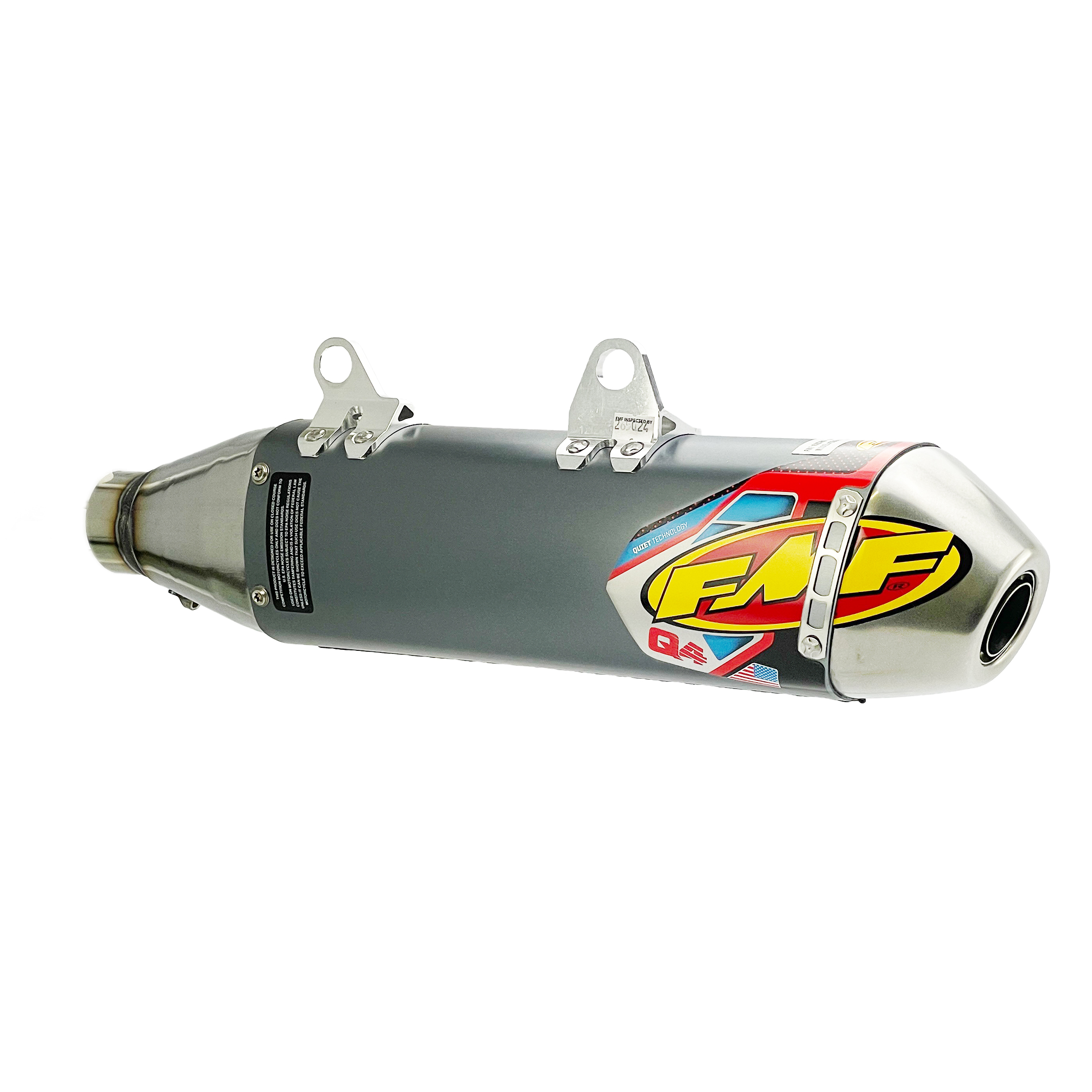 Q4 Hex Exhaust Silencer 15-19 KTM Husqvarna 250 350 450 500 - FMF 045590 thumbnail 2