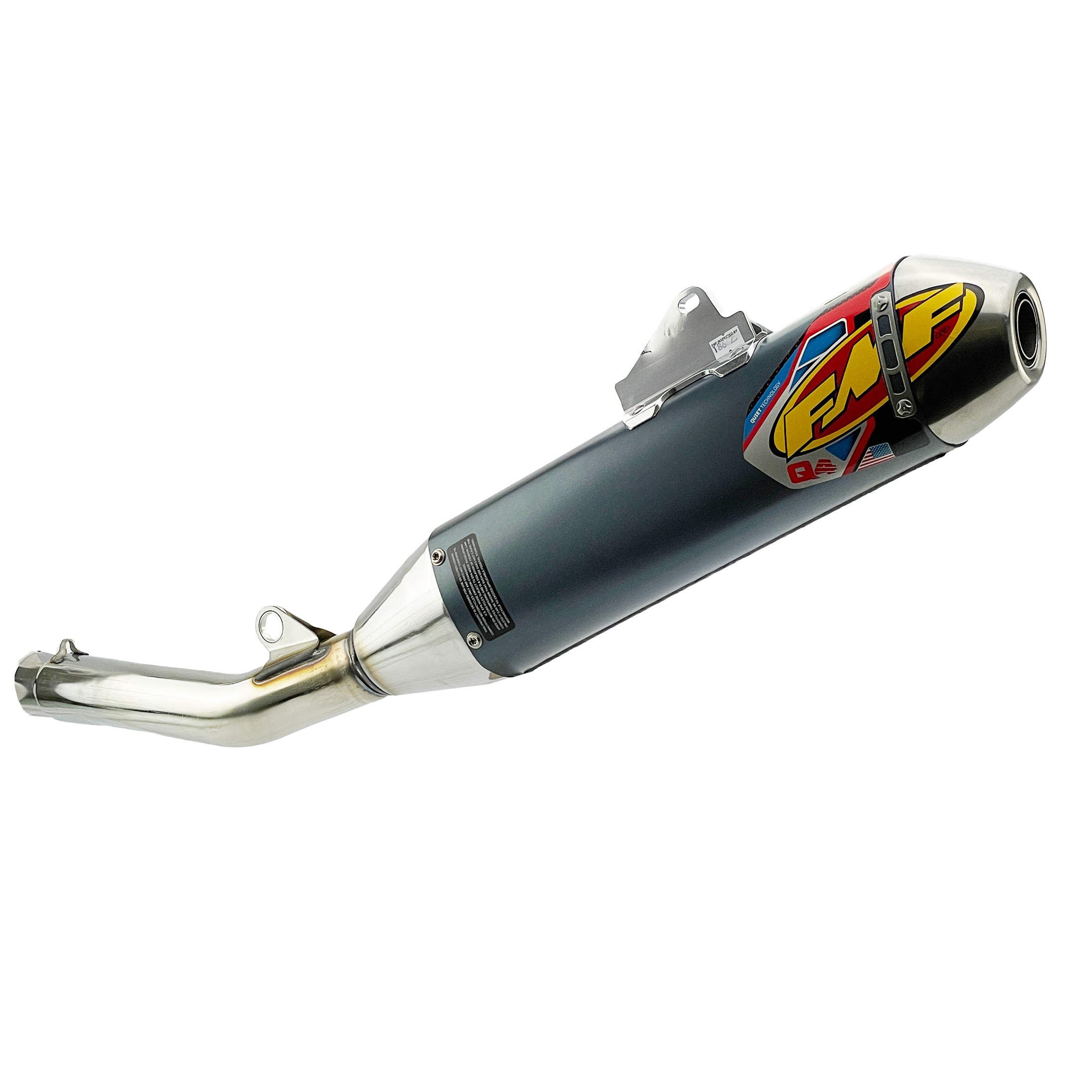 Q4 Hex Exhaust Silencer 18-26 Yamaha 450 YZ WR F FX - FMF 044442 thumbnail 2