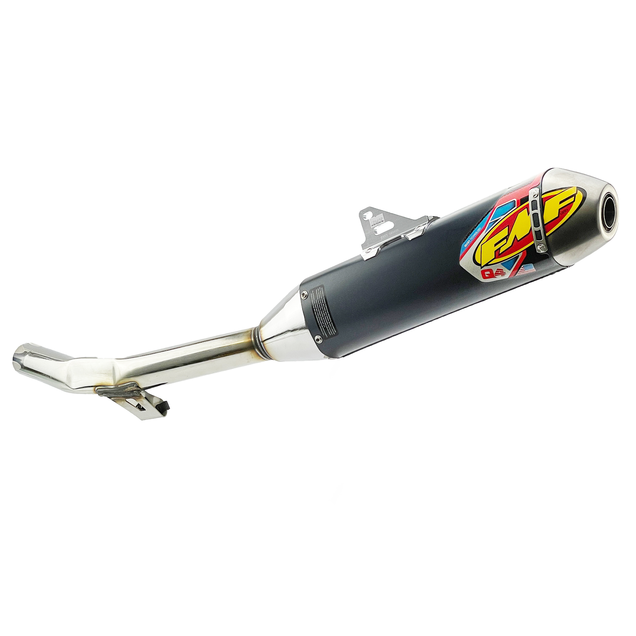 Q4 Hex Exhaust Silencer 14-19 Yamaha WR YZ 250 F FX - FMF 044426 thumbnail 2