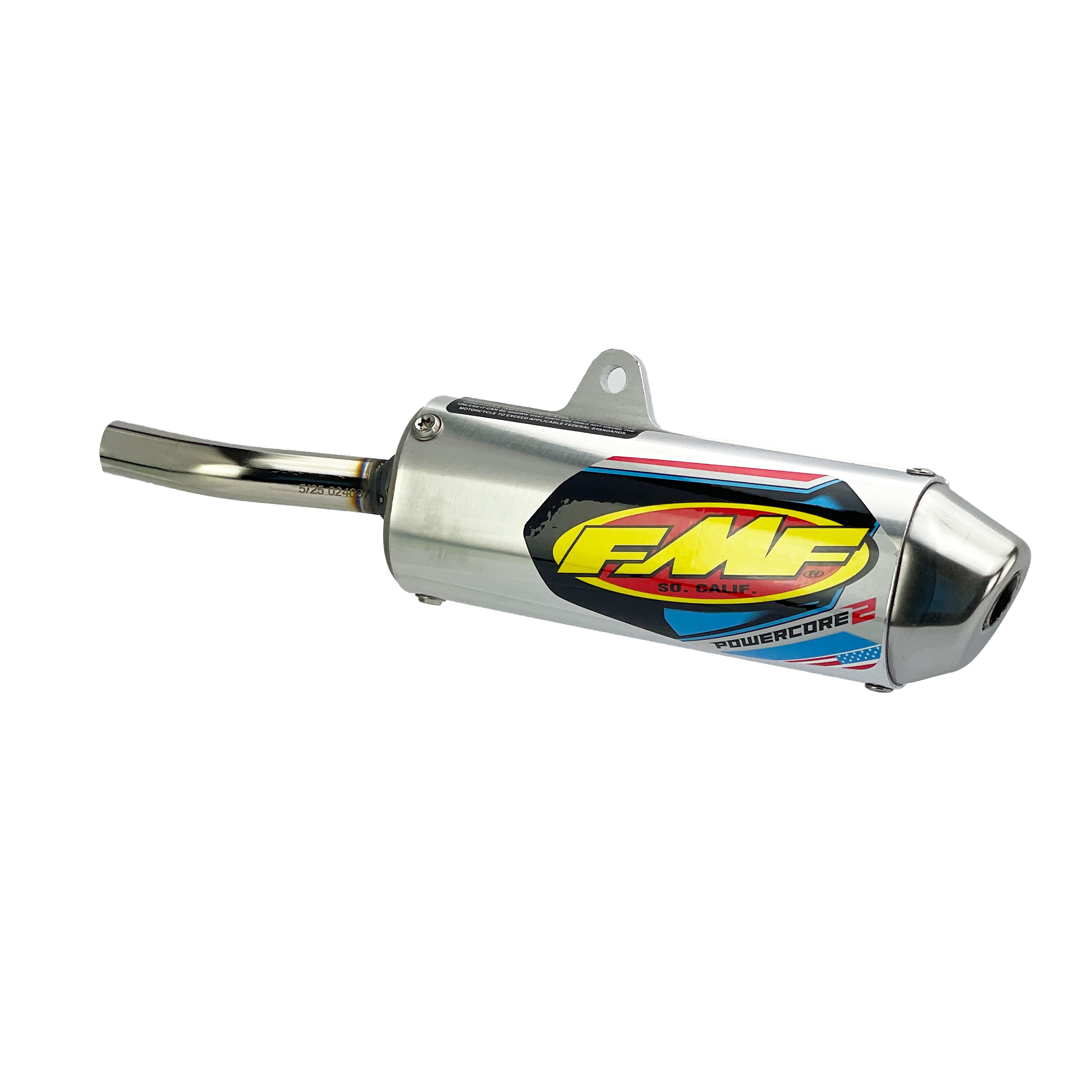 Powercore 2 Exhaust Silencer 91-06 Yamaha PW 80 - FMF 024037 thumbnail 2