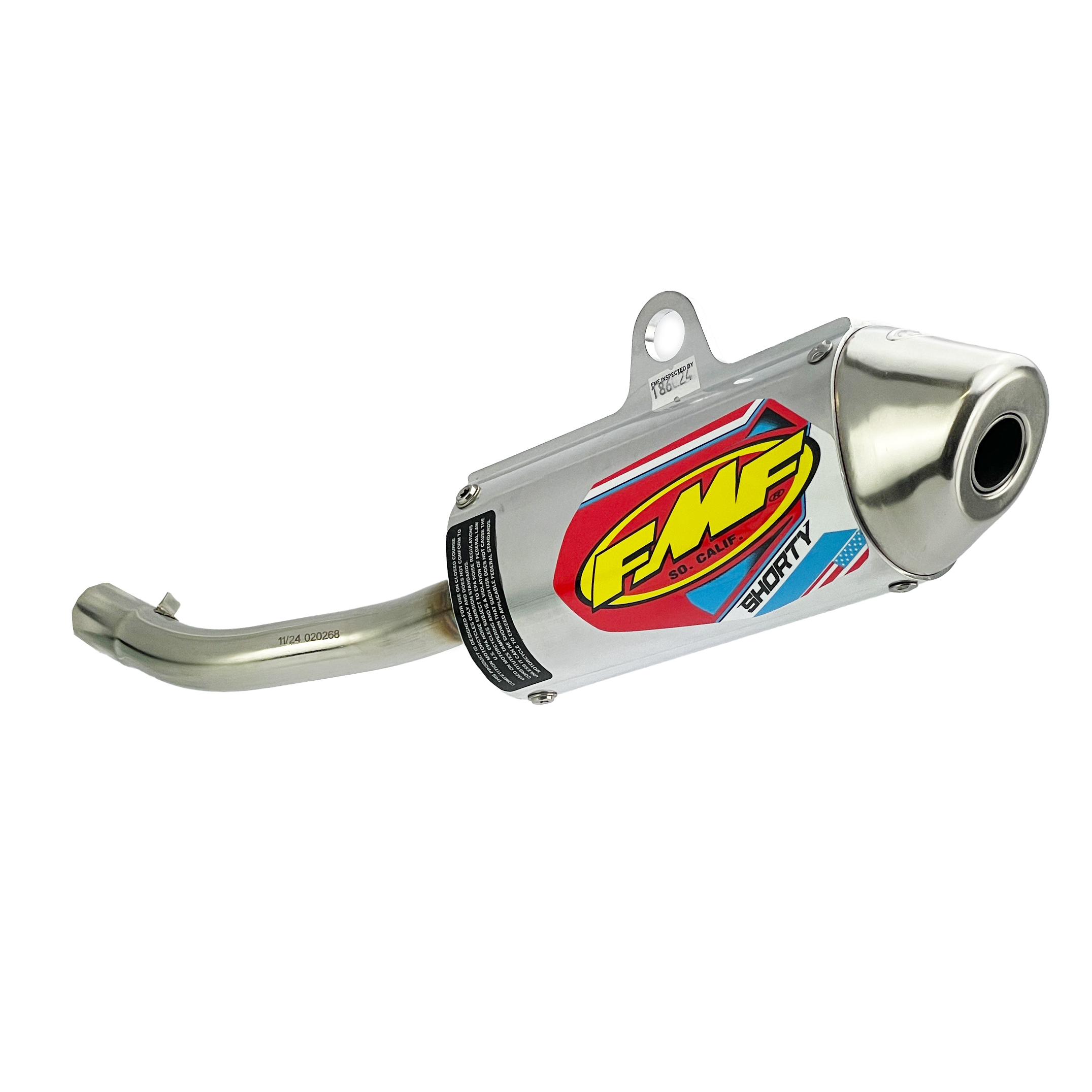 Powercore 2 Shorty Exhaust Silencer 00-01 Yamaha YZ 125 - FMF 020268 thumbnail 2