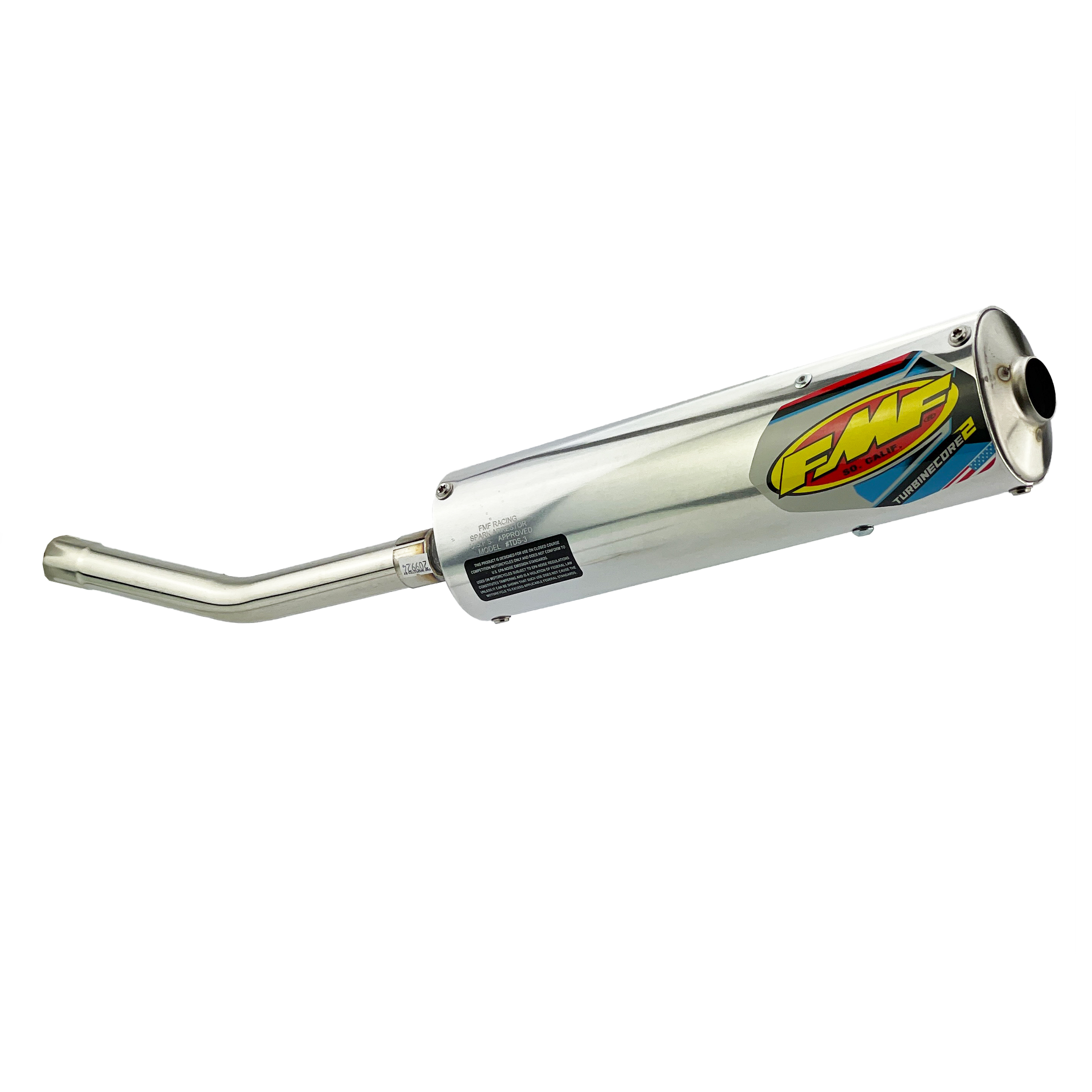 TurbineCore 2 Exhaust Silencer Spark Arrestor Universal - FMF 020302 thumbnail 2