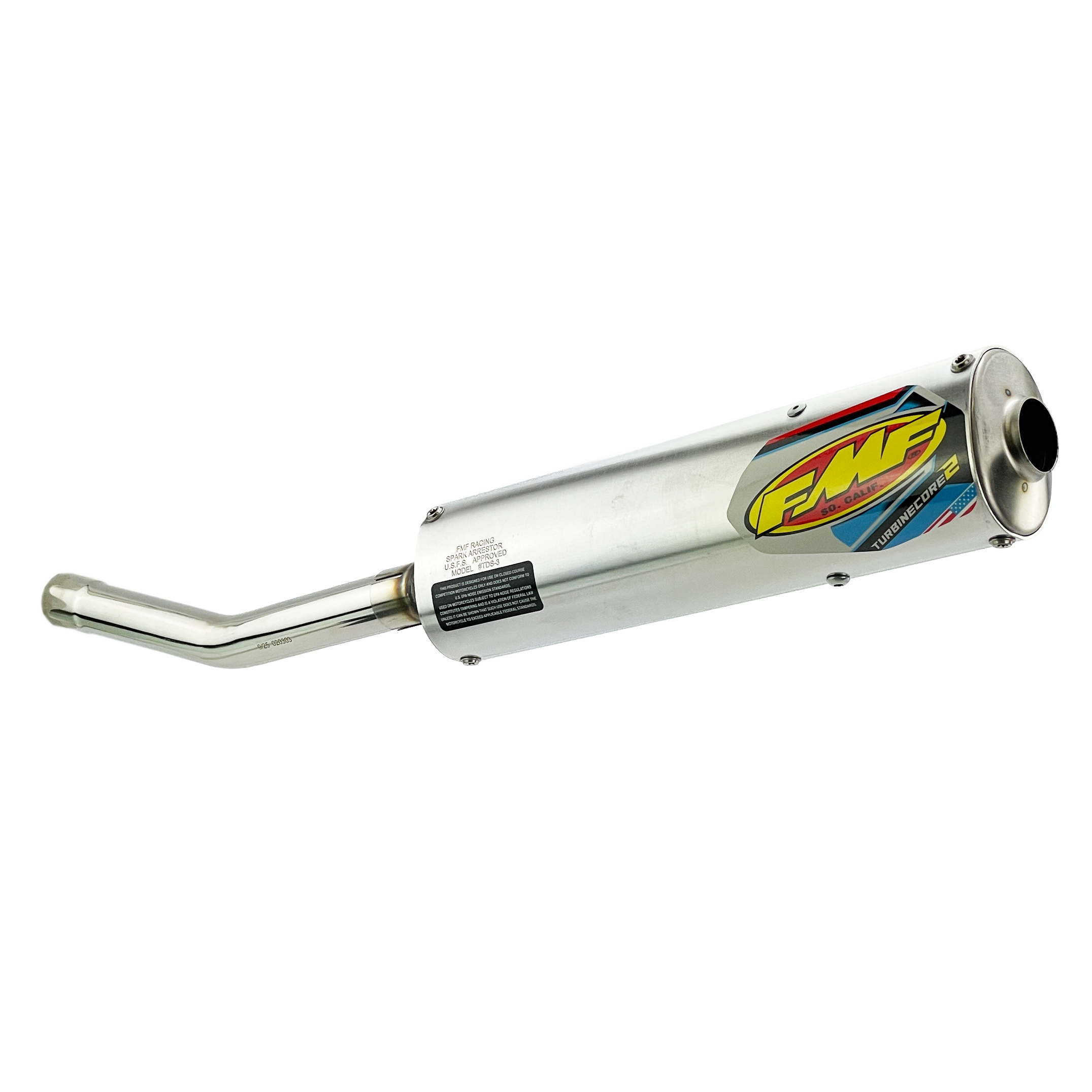 Turbinecore 2 Exhaust Silencer Spark Arrestor Universal Fit - FMF 020303 thumbnail 2