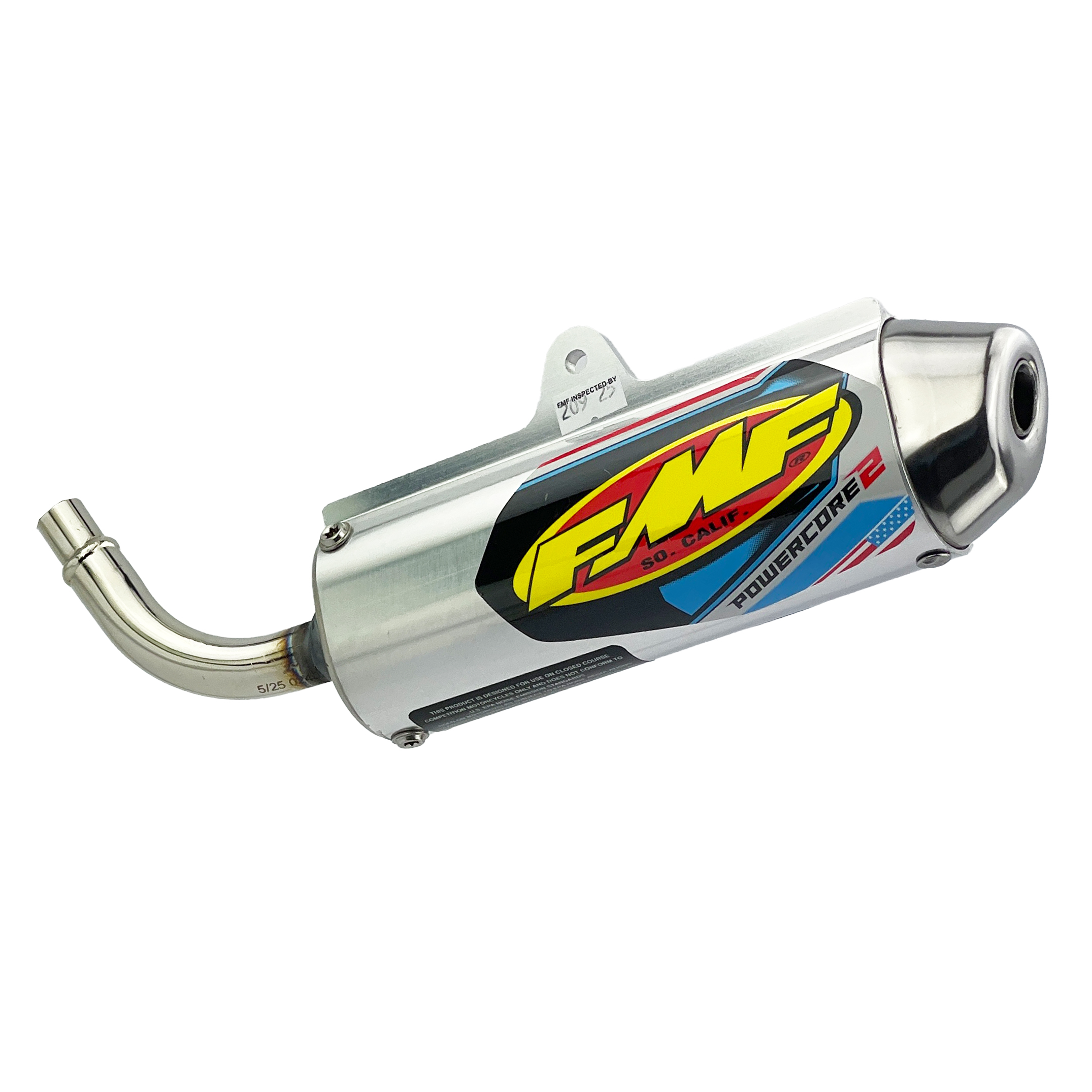 Powercore 2 Exhaust Silencer 83-25 Yamaha PW 50 - FMF 024036 thumbnail 2