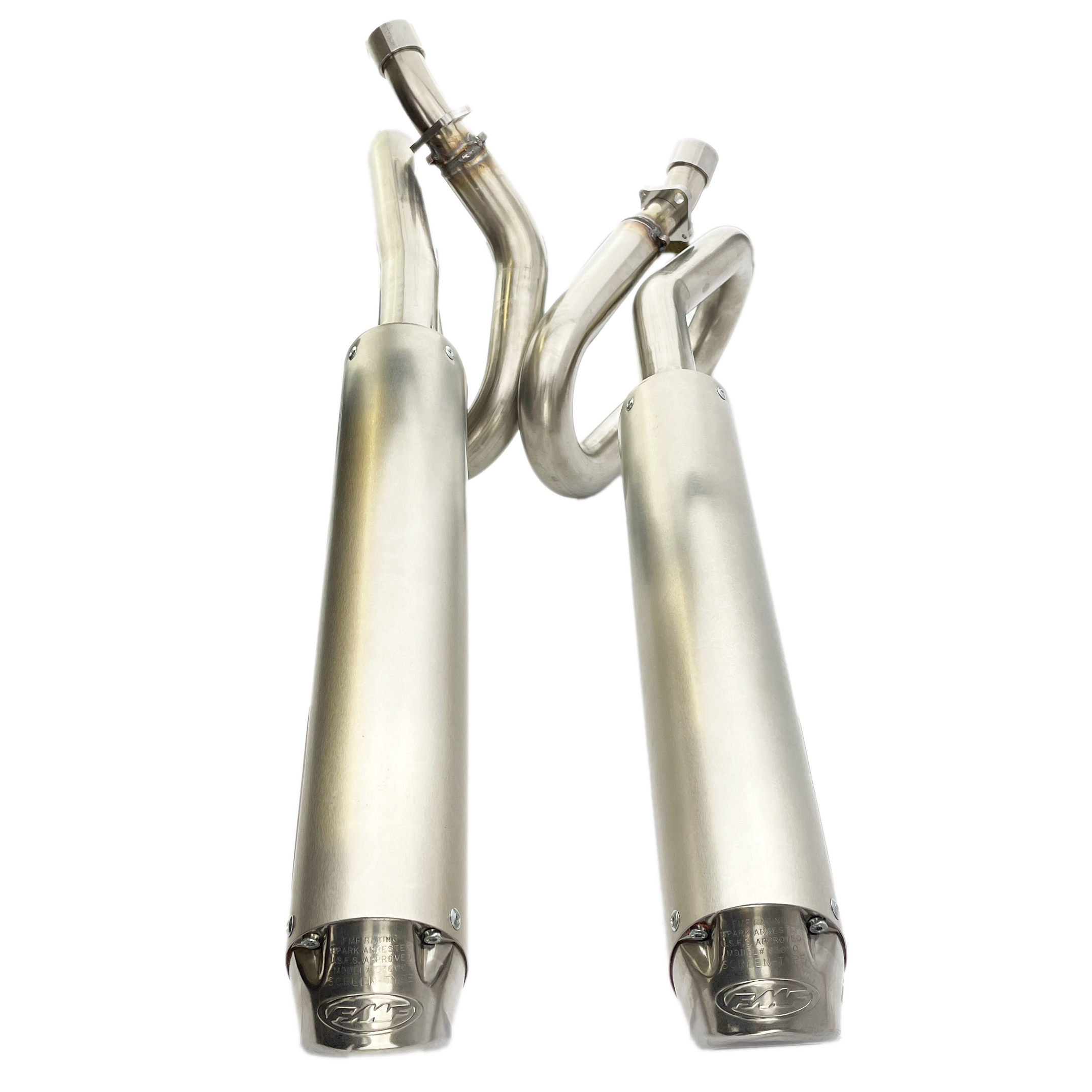 END OF LINE Dual Exhaust System 08-10 Yamaha RHINO 700 - FMF 044281 thumbnail 2