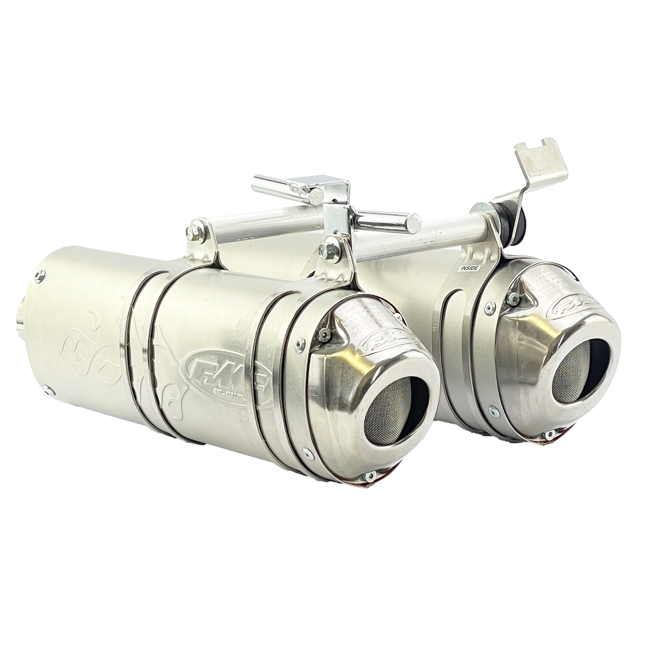 END OF LINE Powercore 4 Dual Exhaust System 08-12 Kawasaki TERYX 750 - FMF 042172 thumbnail 2
