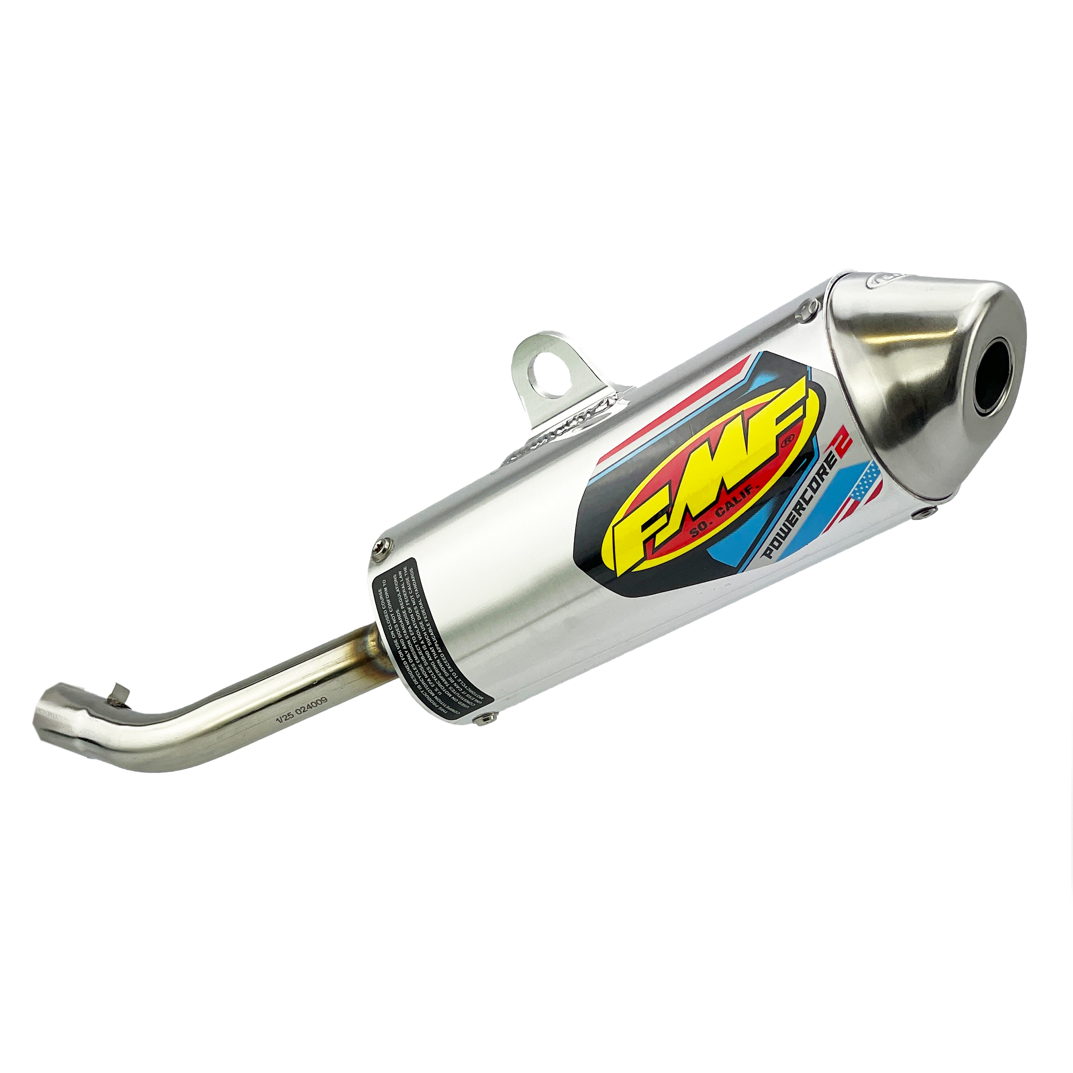 Powercore 2 Exhaust Silencer 02-22 Yamaha YZ 125 X - FMF 024009 thumbnail 2
