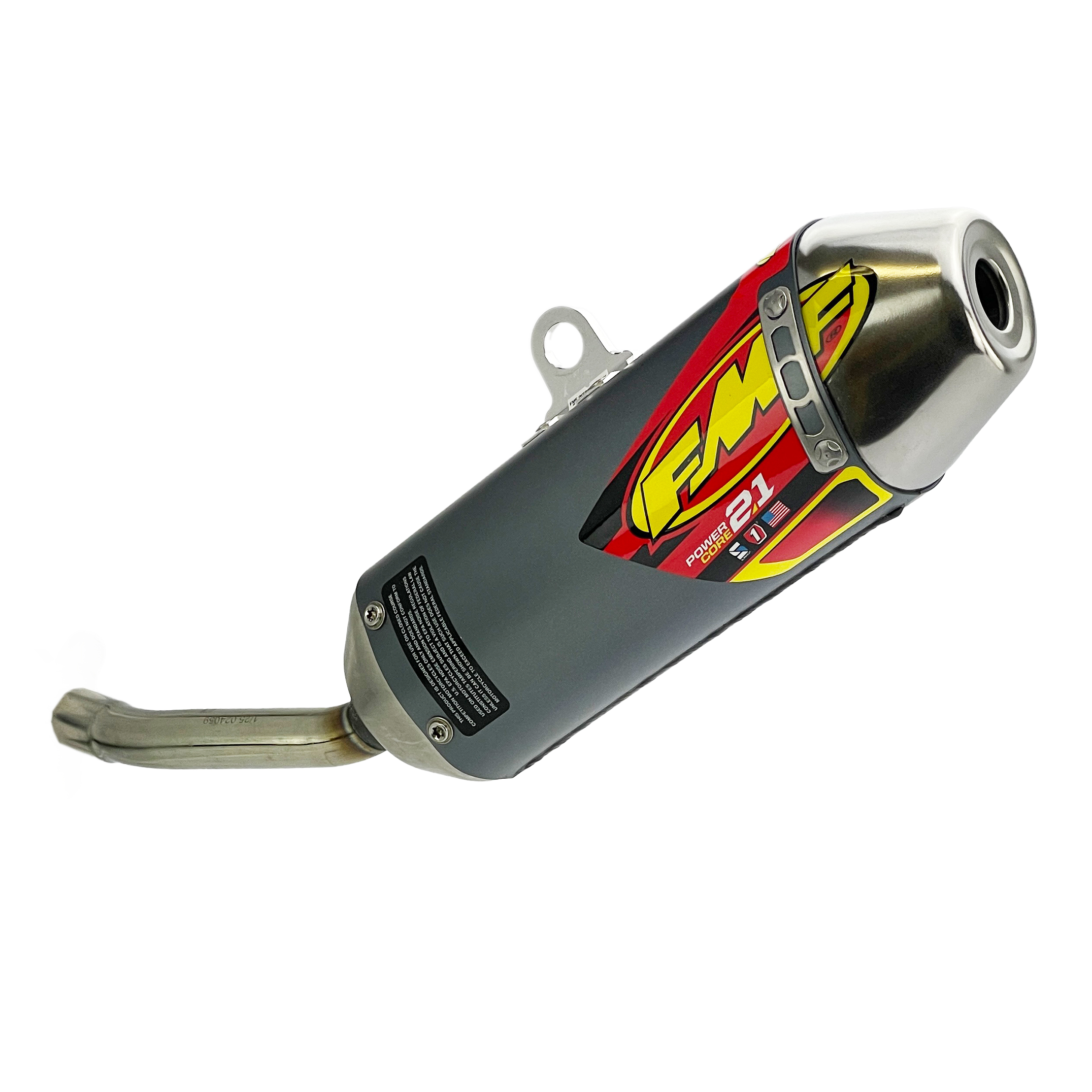 Powercore 2.1 Exhaust Silencer 02-22 Yamaha YZ 125 X - FMF 024059 thumbnail 2