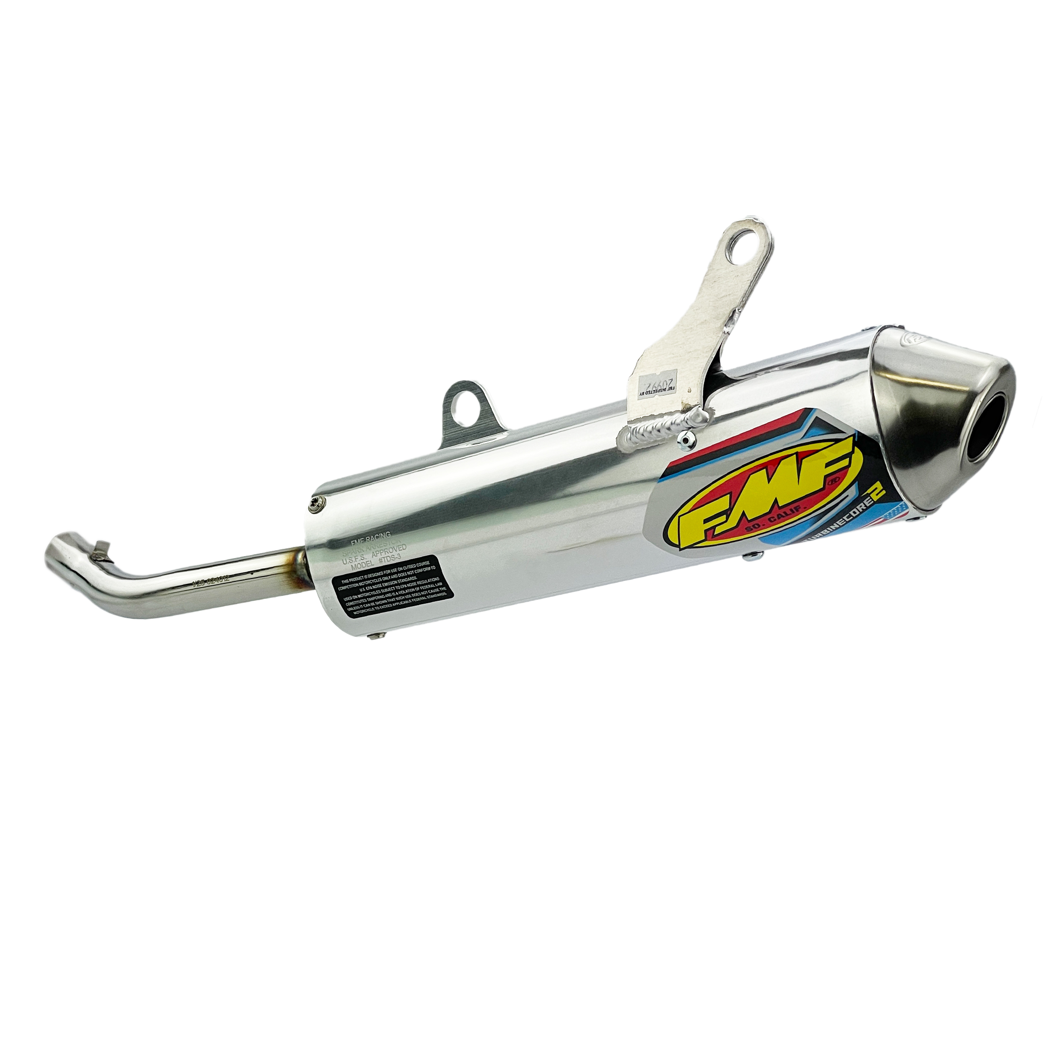 TurbineCore 2 Exhaust Silencer 02-22 Yamaha YZ 125 X - FMF 024012 thumbnail 2
