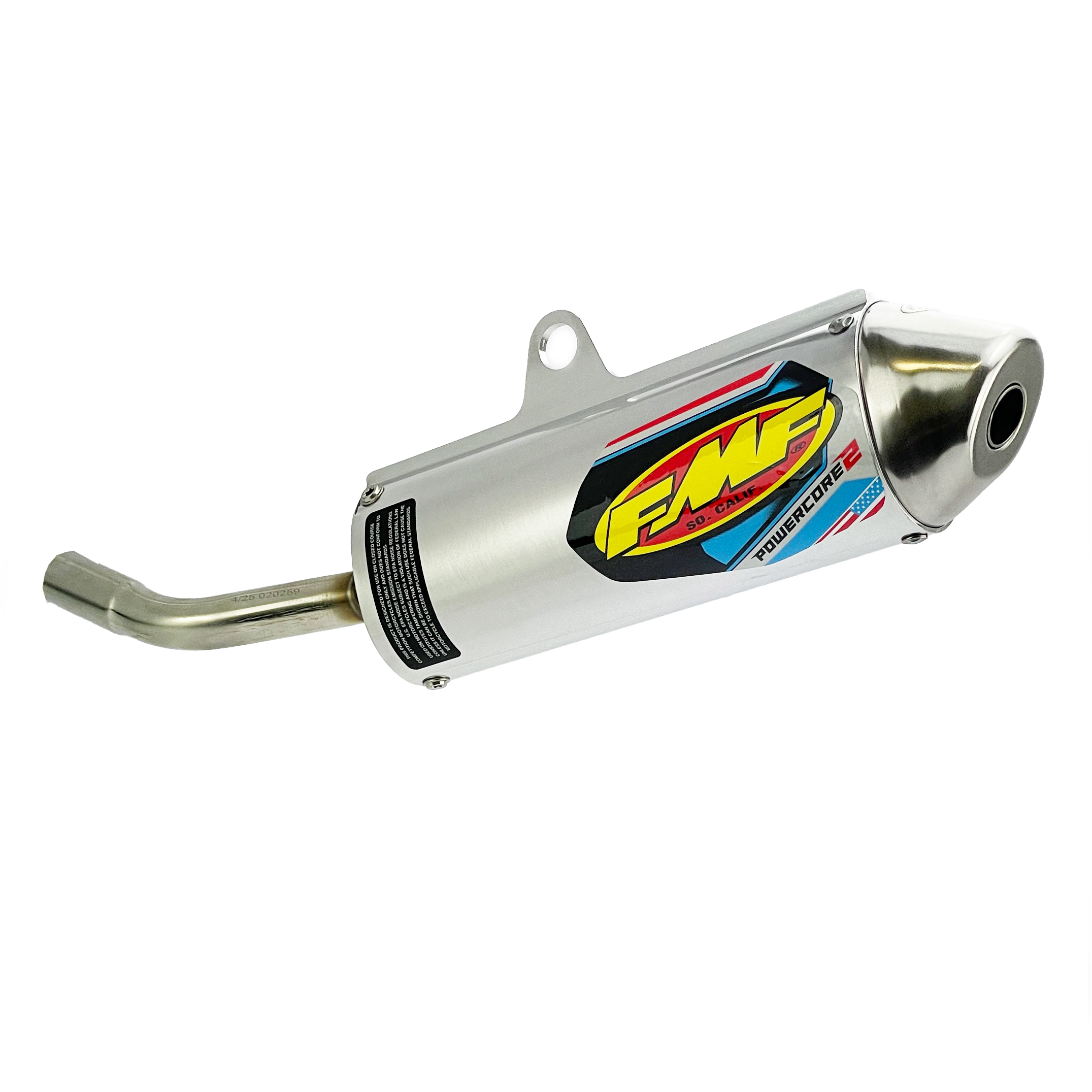 Powercore 2 Exhaust Silencer 93-26 Yamaha YZ 80 85 LW - FMF 020259 thumbnail 2