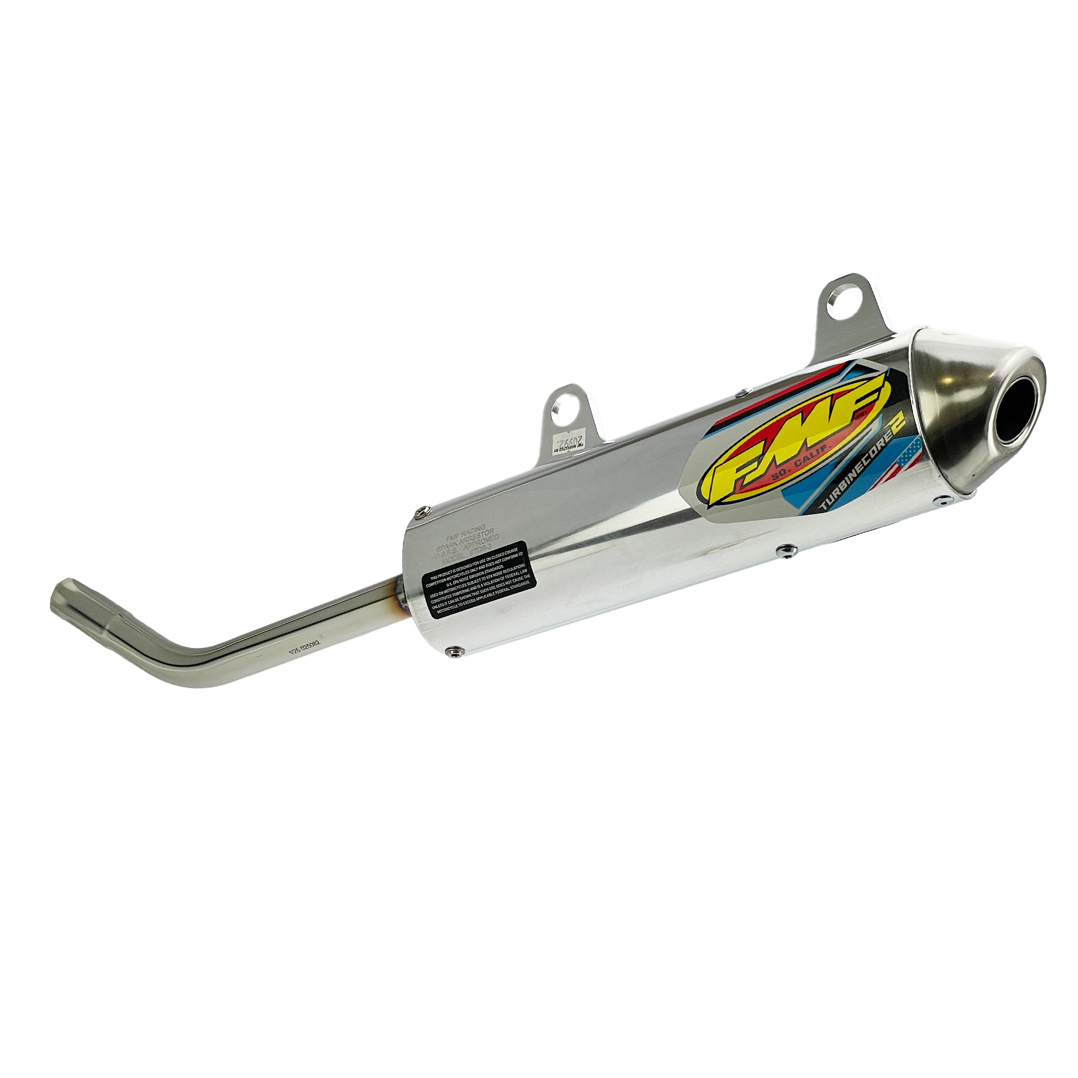 TurbineCore 2 Exhaust Silencer 04-10 KTM 125 144 SX 150 XC - FMF 025082 thumbnail 3