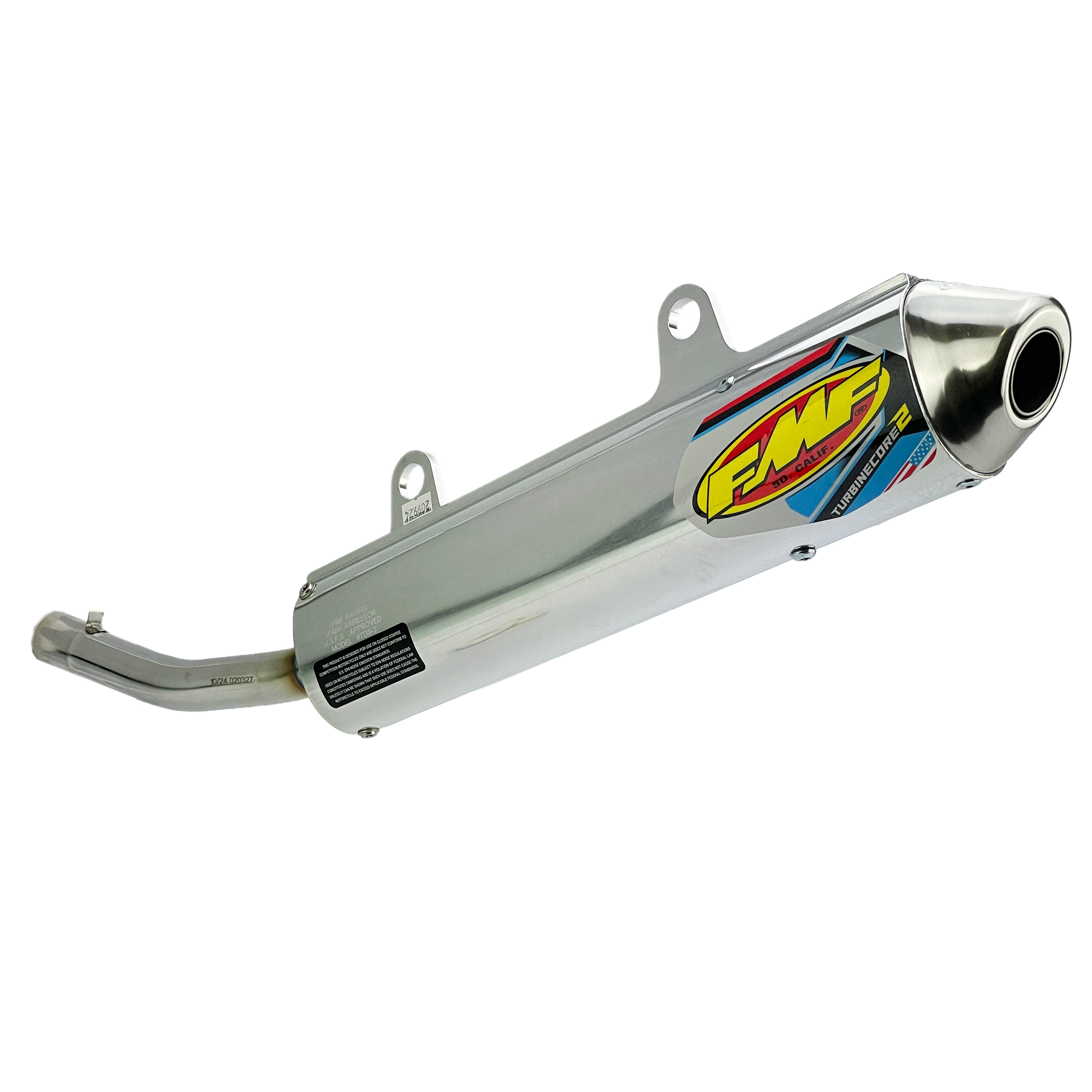 TurbineCore 2 Exhaust Silencer 92-96 Honda CR 250 R - FMF 020327 thumbnail 2