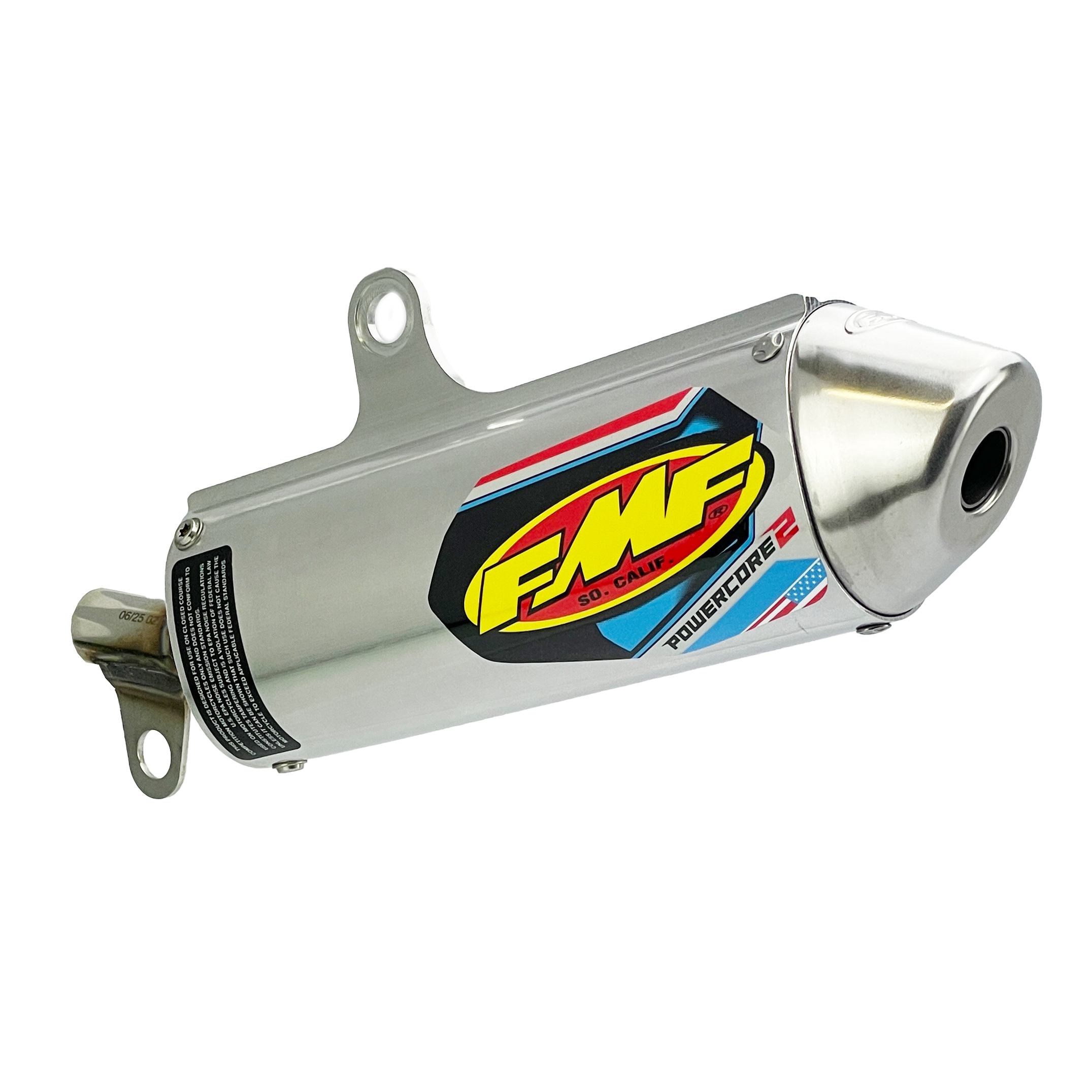 Powercore 2 Exhaust Silencer 89-25 Suzuki RM 80 85 - FMF 023009 thumbnail 2
