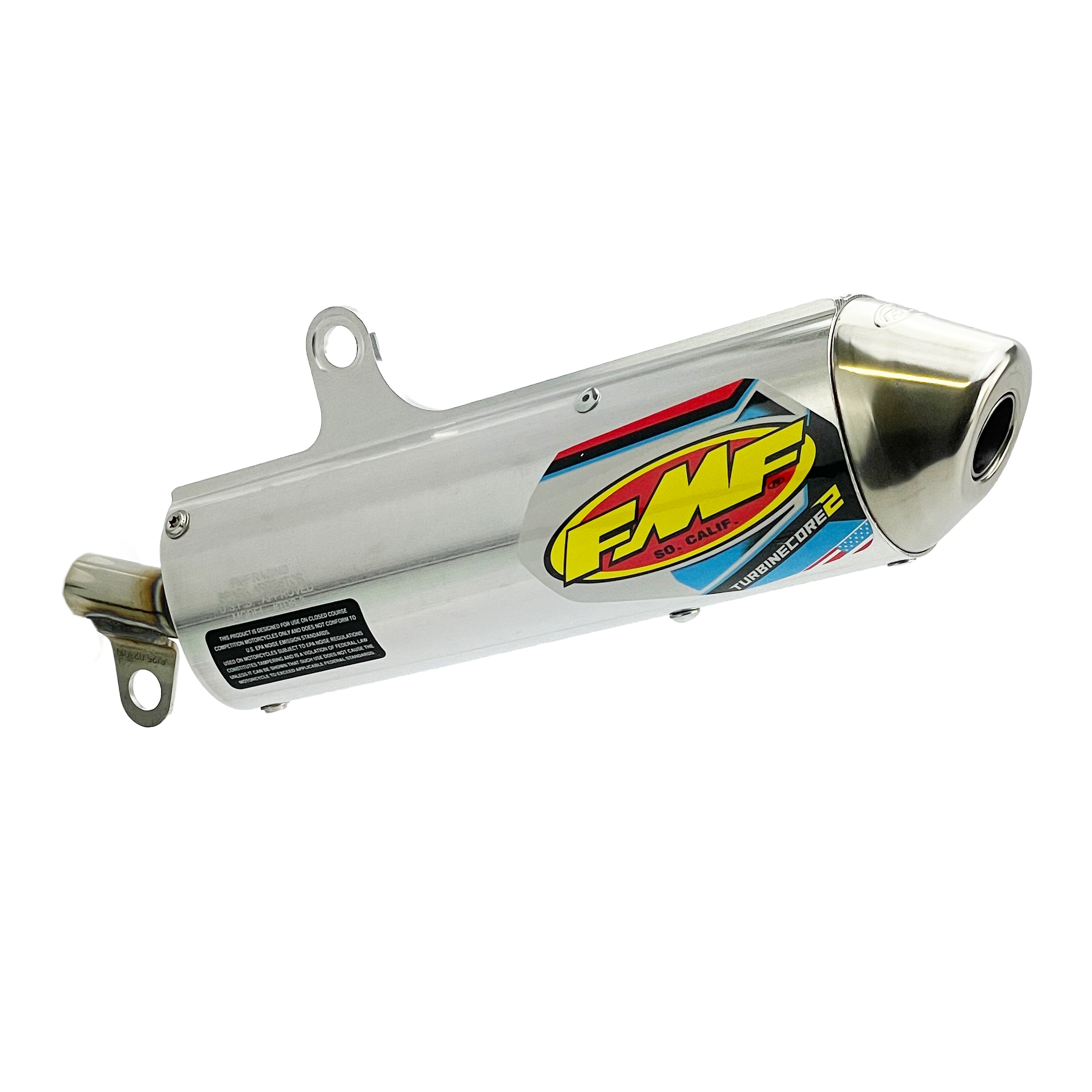 Turbinecore 2 Exhaust Silencer 89-25 Suzuki RM 80 85 - FMF 023010 thumbnail 2
