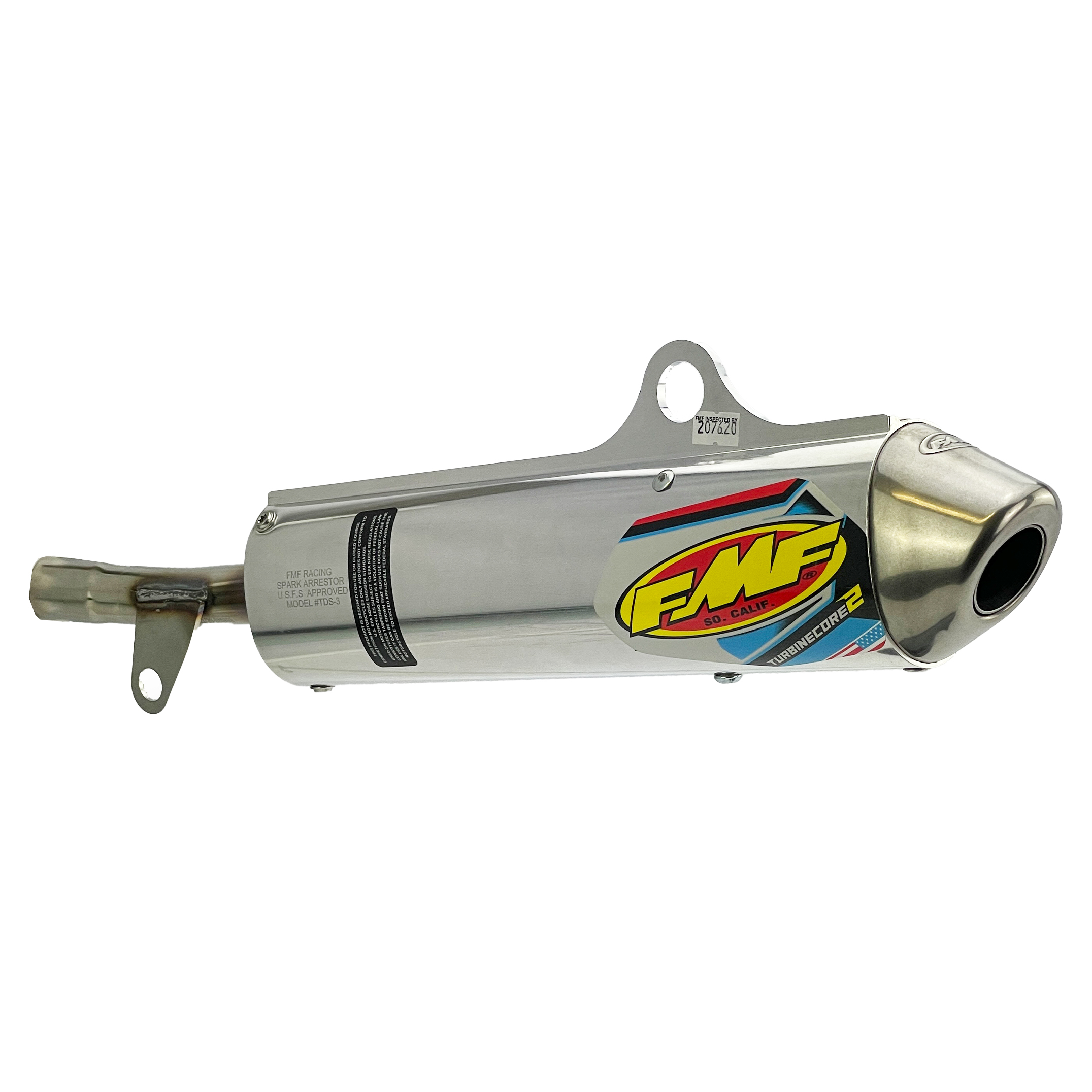 TurbineCore 2 Exhaust Silencer 94-98 Kawasaki KX 250 - FMF 020340 thumbnail 2
