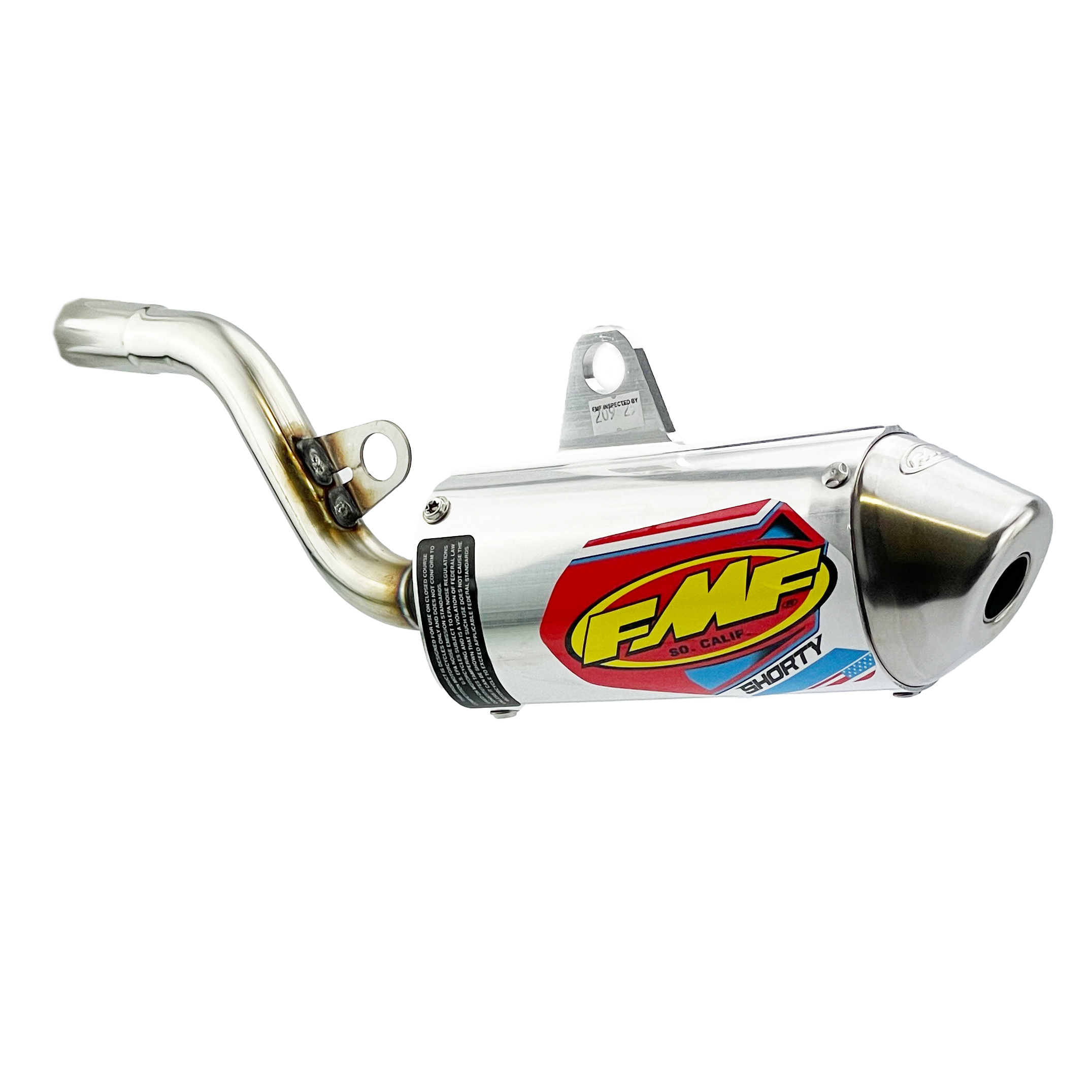 Shorty Big Bore Exhaust Silencer 02-25 Kawasaki KX 85 100 112 - FMF 022059 thumbnail 3
