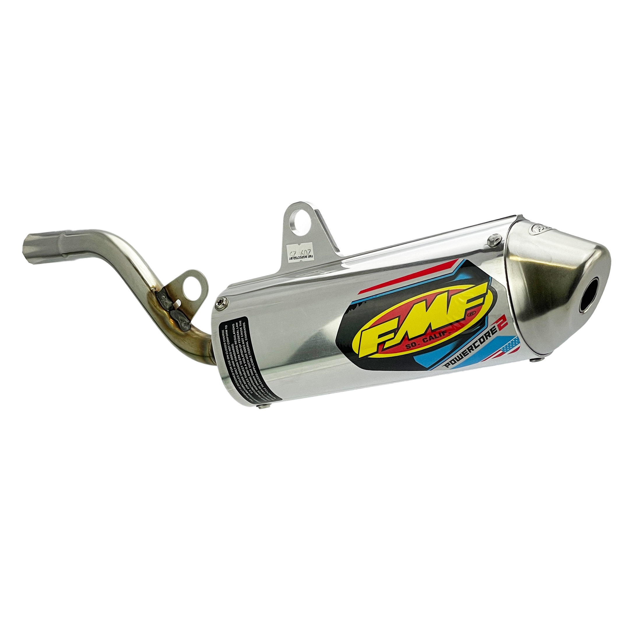 Powercore 2 Exhaust Silencer 98-26 Kawasaki Suzuki 80 85 100 112 KX RM - FMF 020231 thumbnail 2