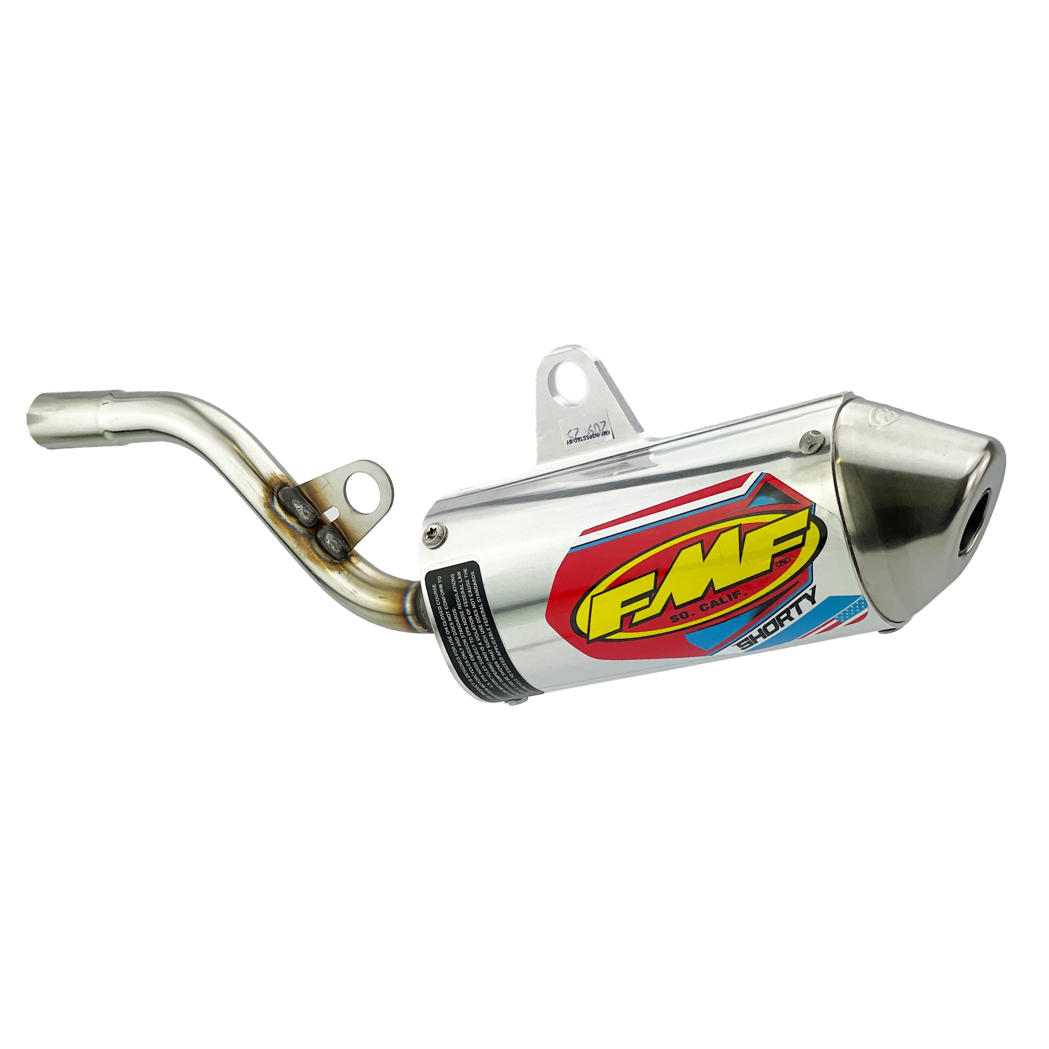 Powercore 2 Shorty Exhaust Silencer 98-26 Kawasaki Suzuki 80 85 100 112 KX RM - FMF 022009 thumbnail 2