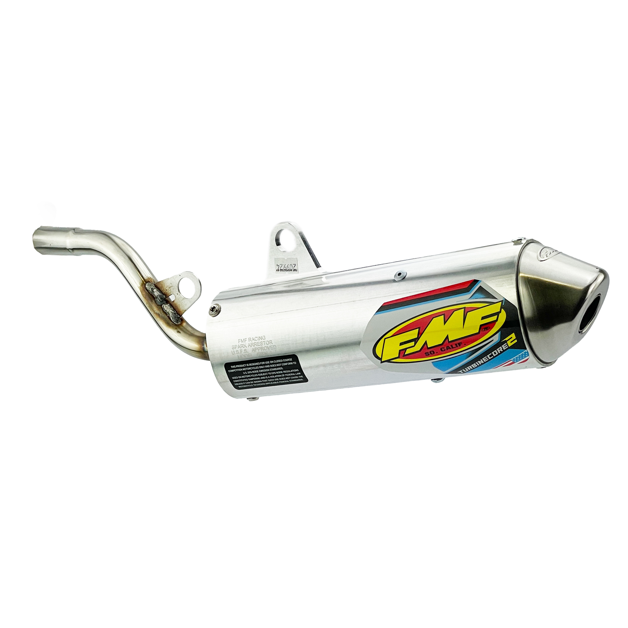 TurbineCore 2 Exhaust Silencer 98-26 Kawasaki Suzuki KX 80 85 100 112 RM - FMF 020338 thumbnail 3