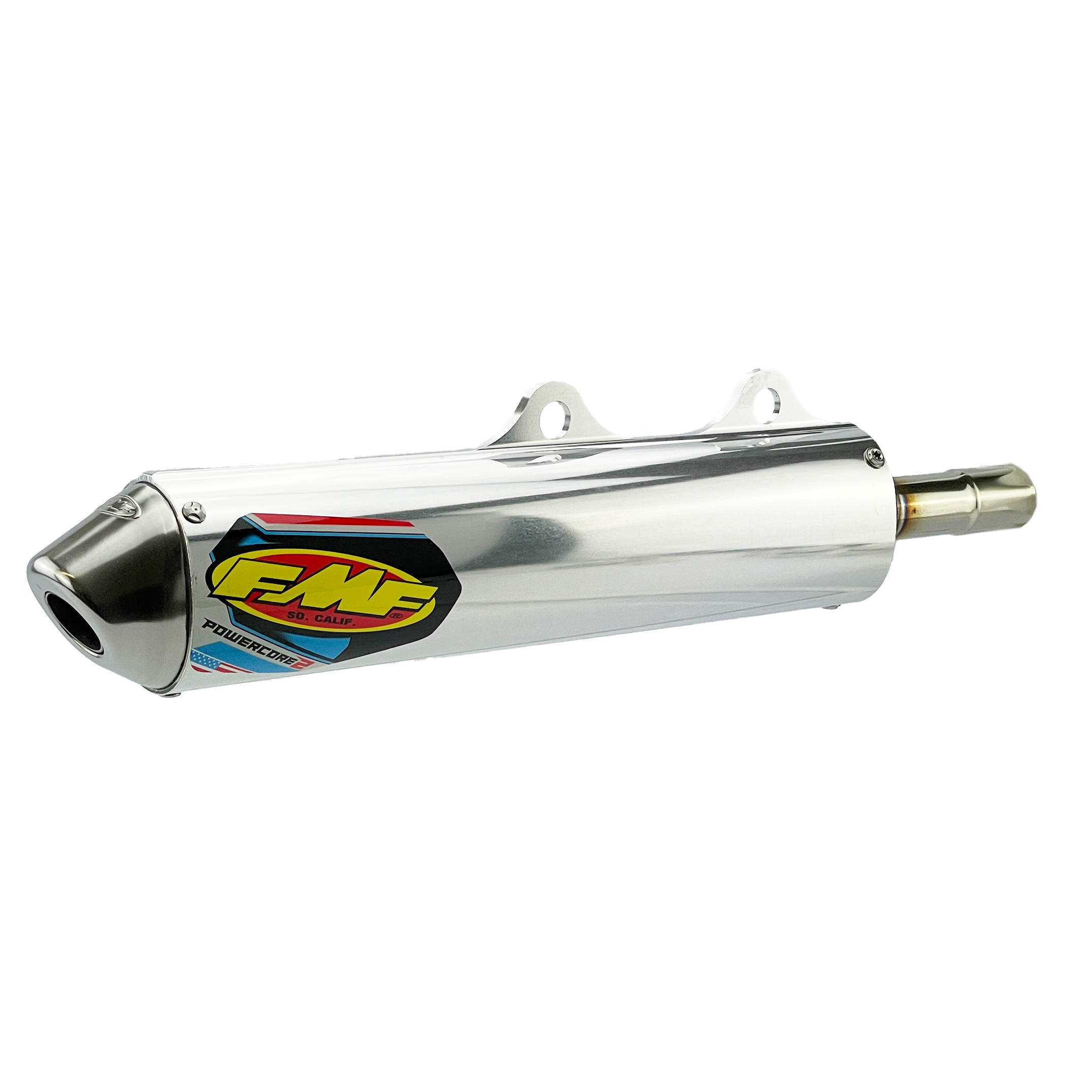 Powercore 2 Exhaust Silencer 88-04 Kawasaki KX 500 - FMF 022066 image 1