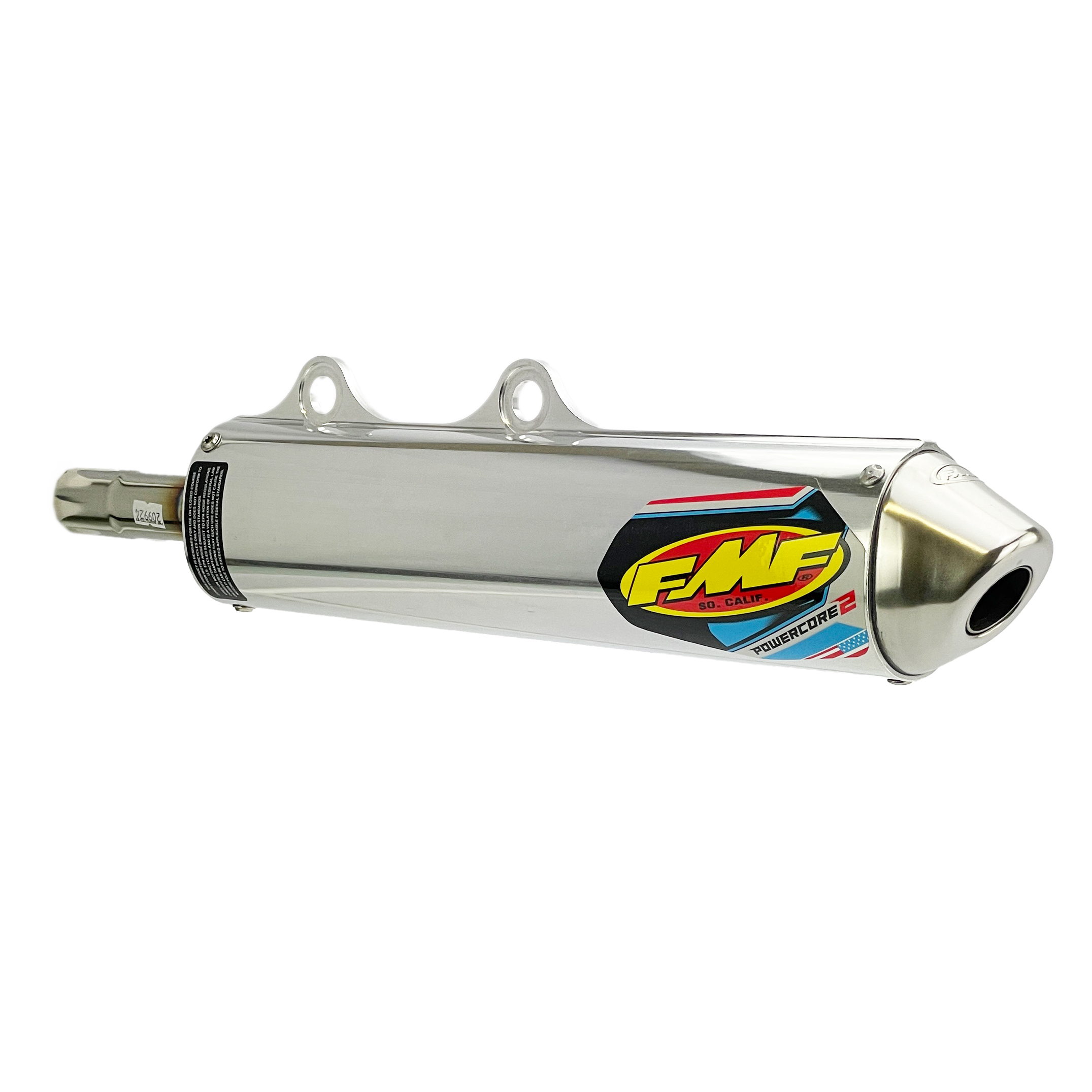 Powercore 2 Exhaust Silencer 88-04 Kawasaki KX 500 - FMF 022066 thumbnail 2