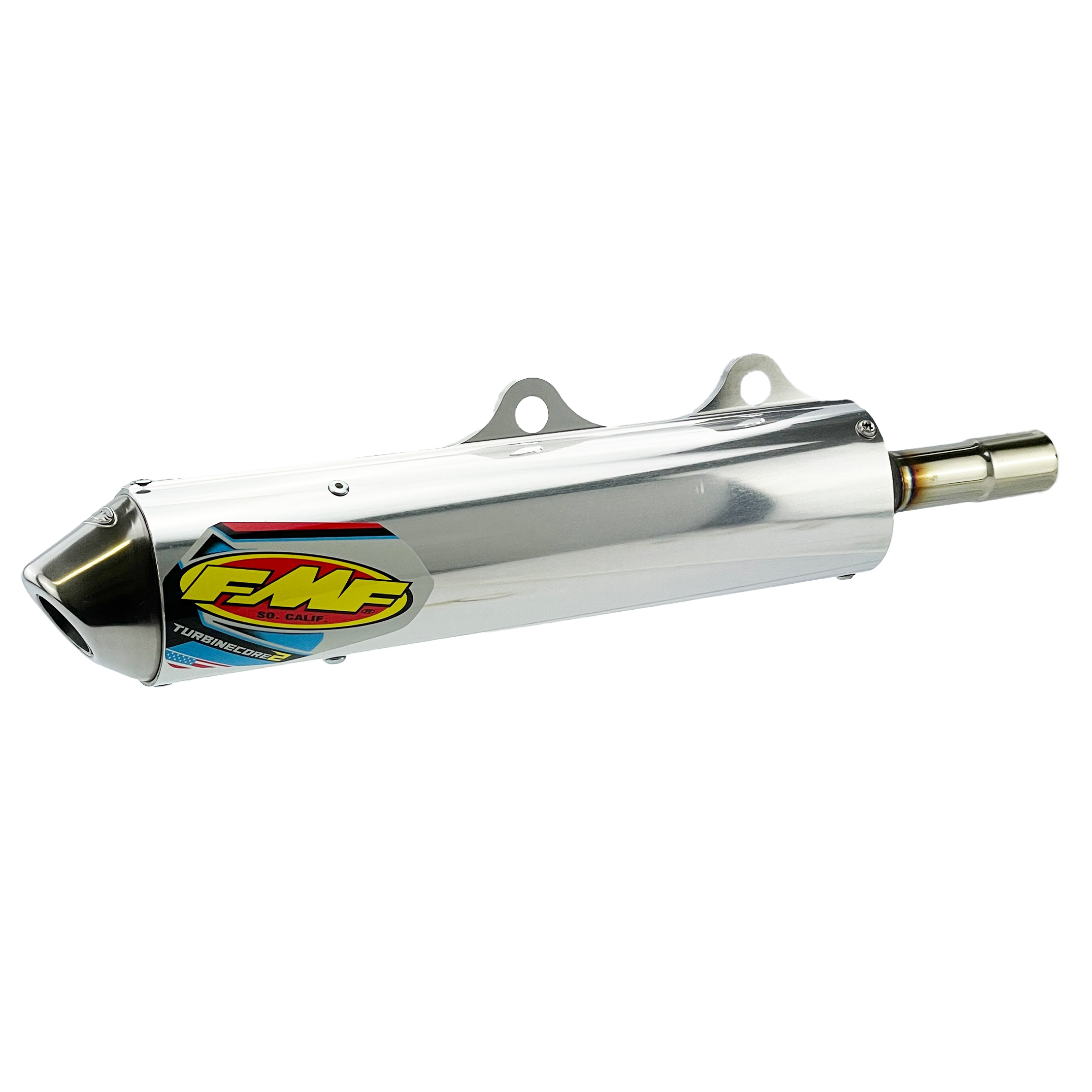 TurbineCore 2 Exhaust Silencer 88-04 Kawasaki KX 500 - FMF 022067 image 1