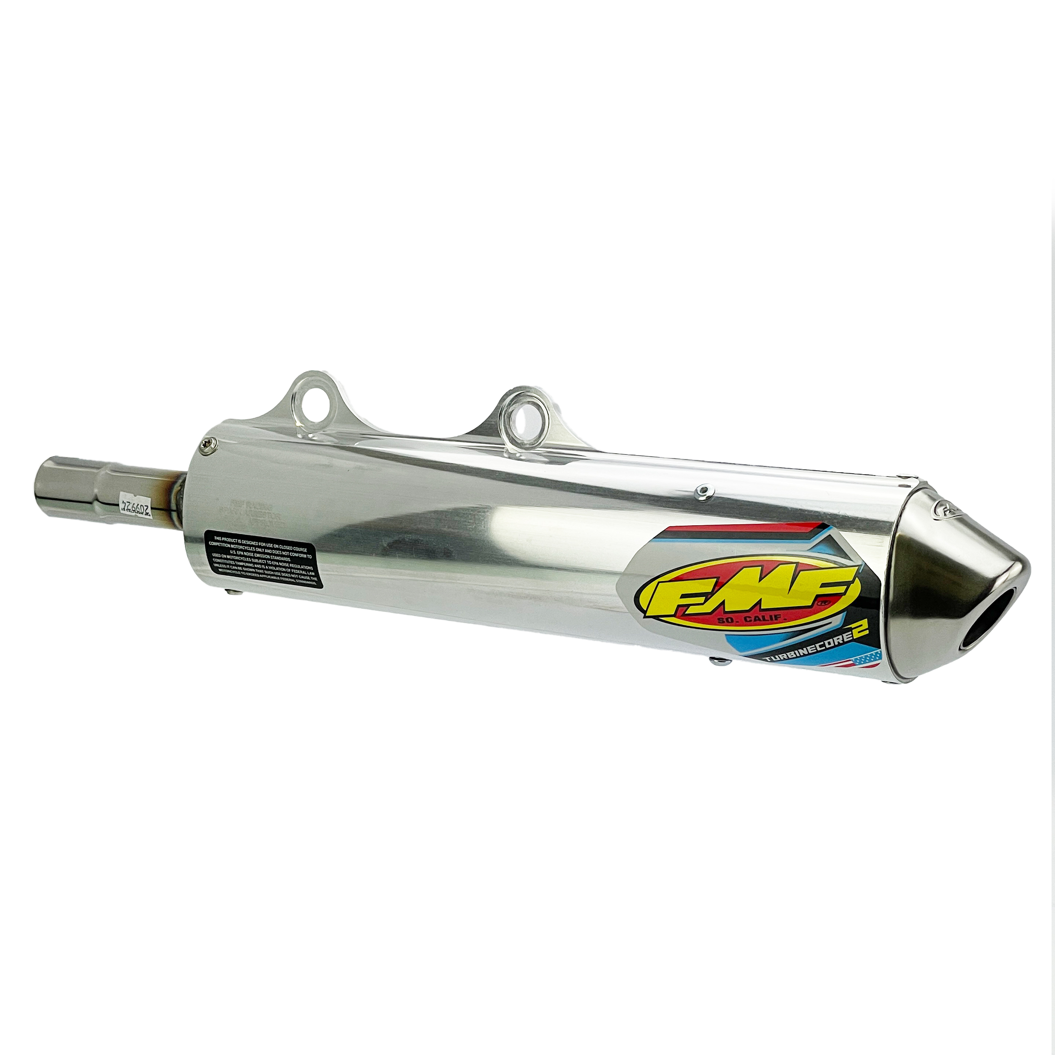 TurbineCore 2 Exhaust Silencer 88-04 Kawasaki KX 500 - FMF 022067 thumbnail 2