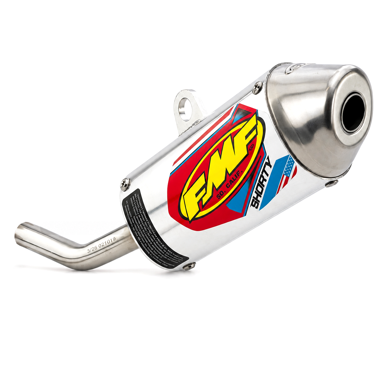 Powercore 2 Shorty Exhaust Silencer 96-07 Honda CR 80 85 R - FMF 021019 thumbnail 2