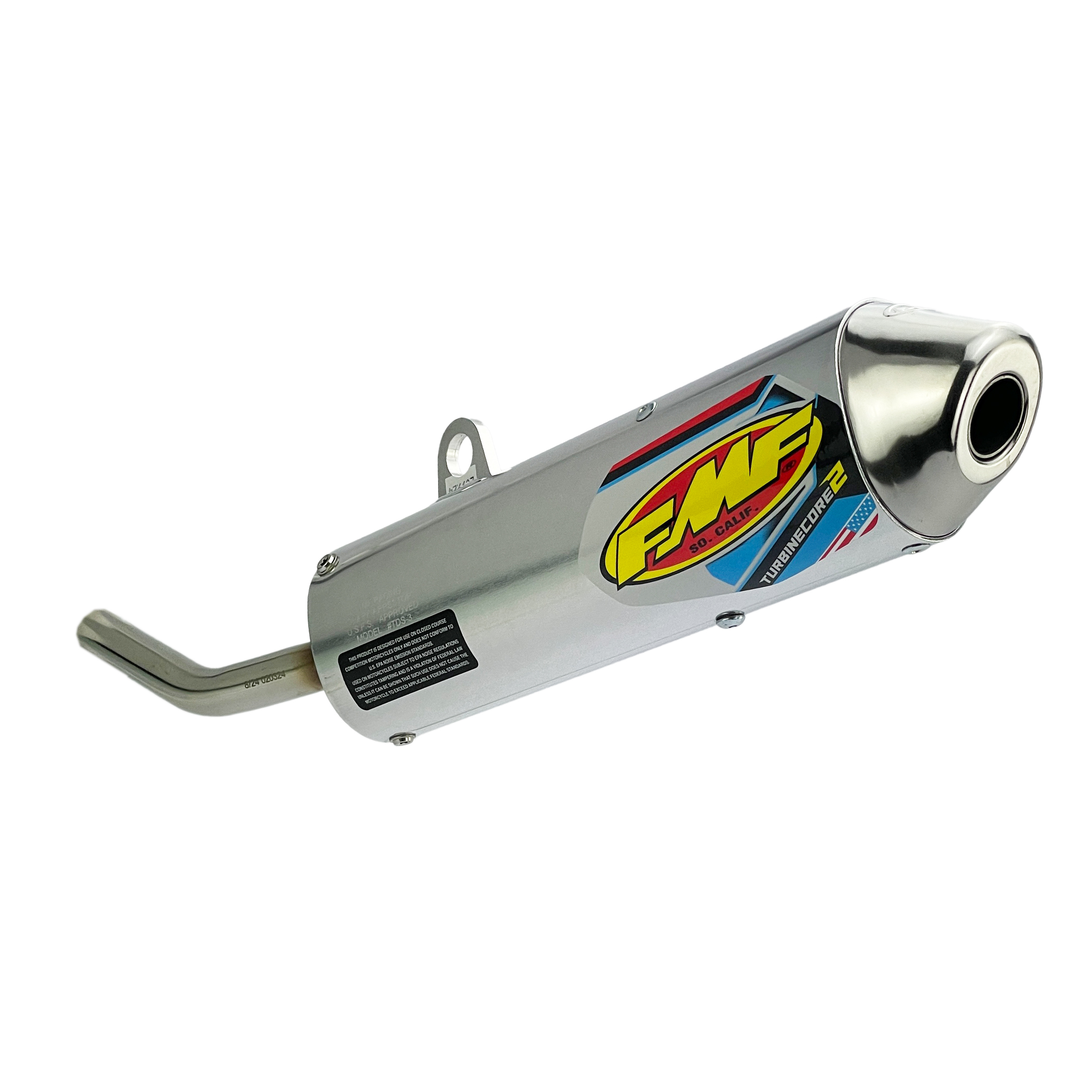 TurbineCore 2 Exhaust Silencer 96-07 Honda CR 80 85 R - FMF 020324 thumbnail 2