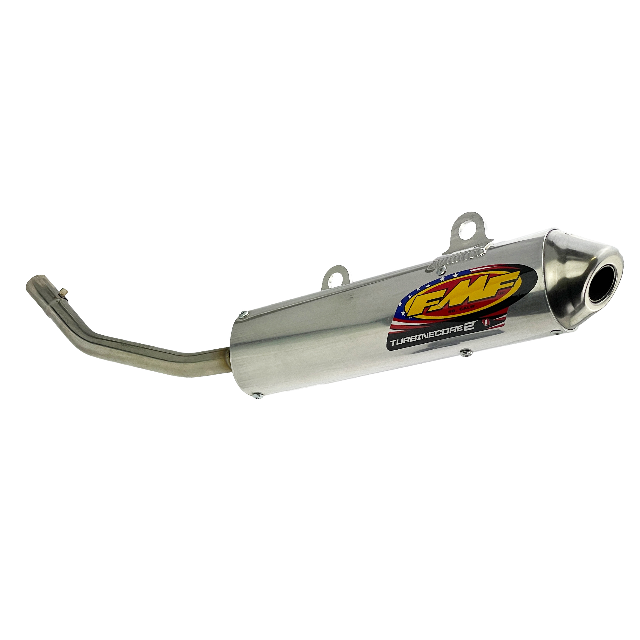 TurbineCore 2 Exhaust Silencer 99-02 Kawasaki KX 125 - FMF 020344 thumbnail 2