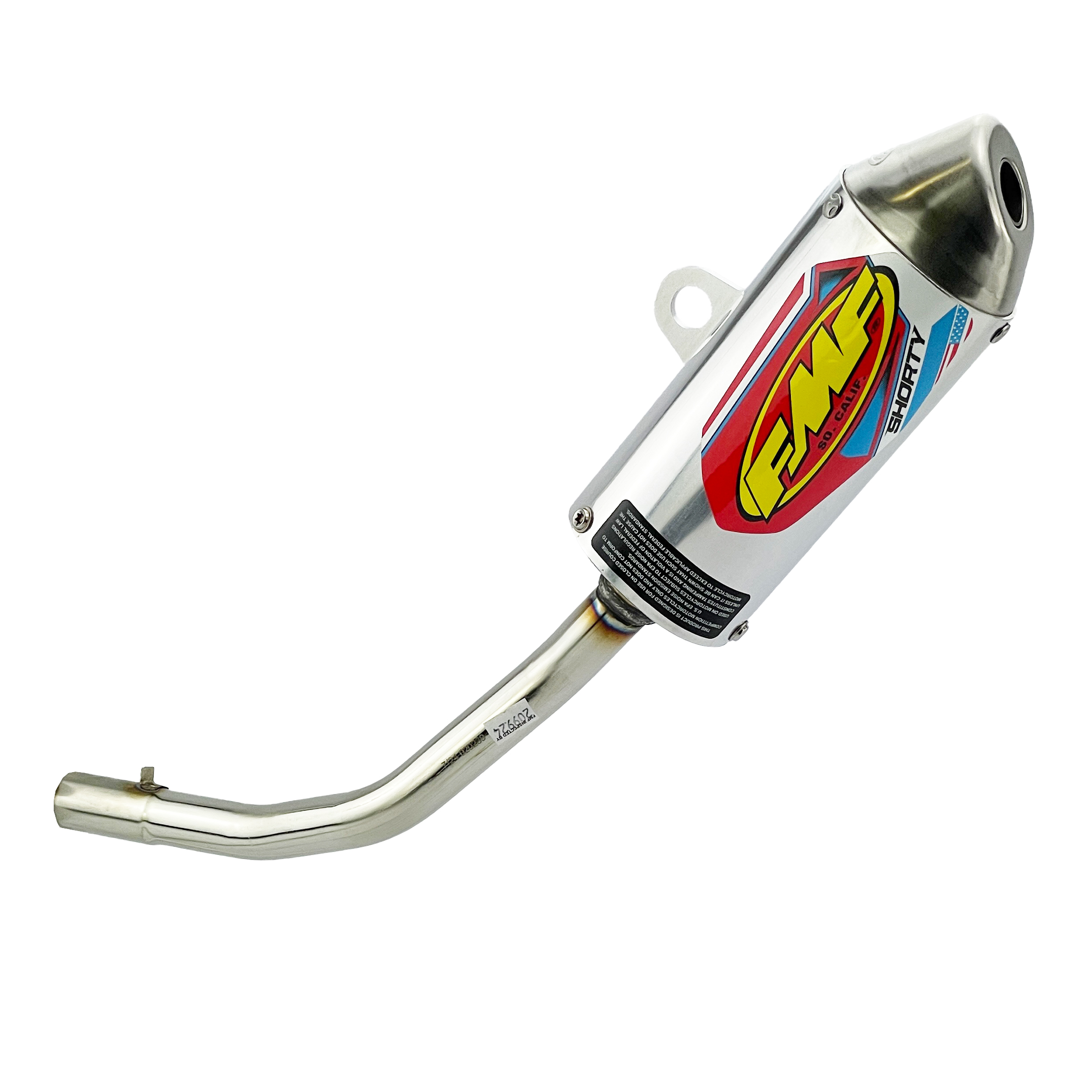 Powercore 2 Shorty Exhaust Silencer 95-98 Kawasaki KX 125 - FMF 020239 thumbnail 2