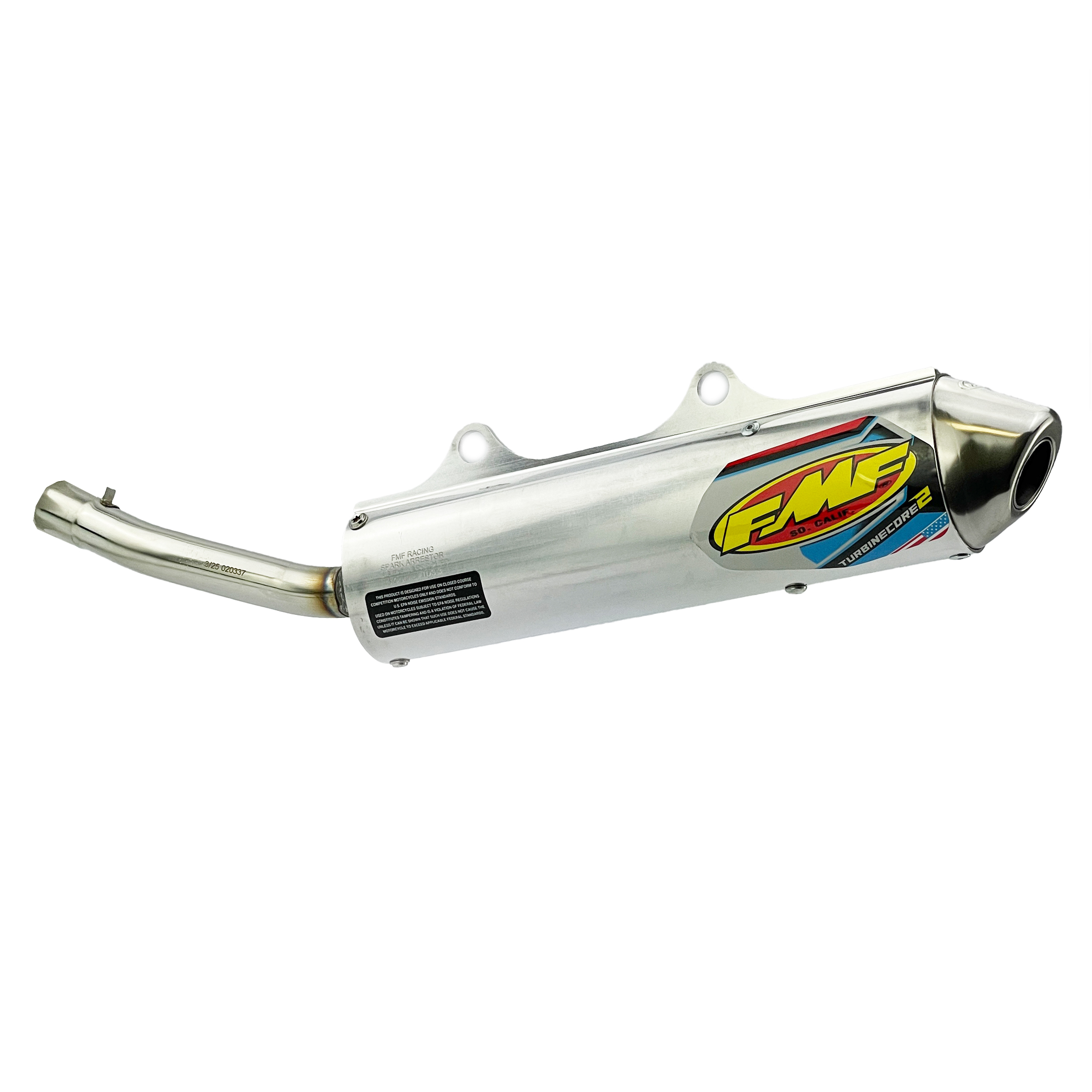 TurbineCore Exhaust Silencer 92-93 Kawasaki KX 250 - FMF 020337 thumbnail 2