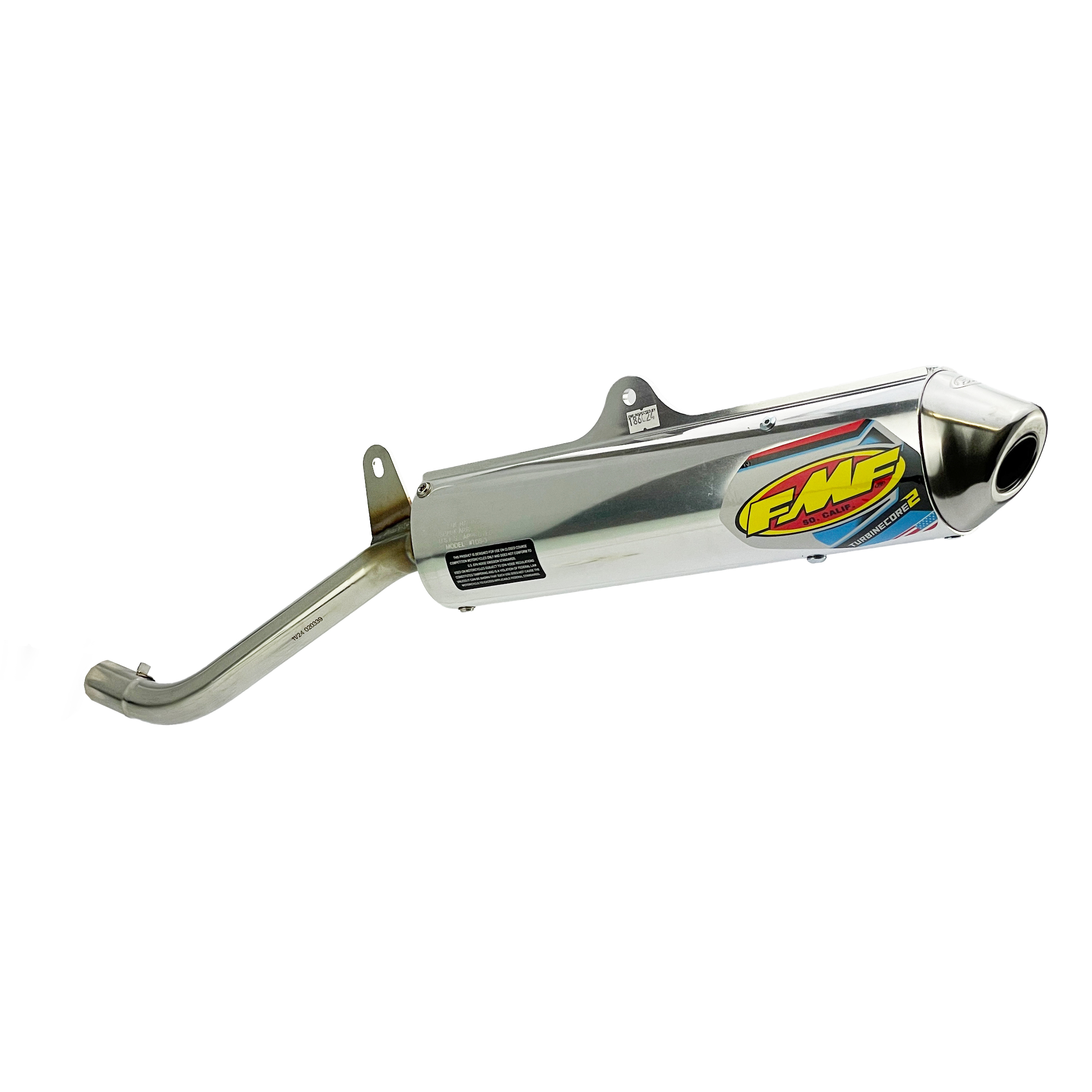 TurbineCore 2 Exhaust Silencer 95-06 Kawasaki KDX 200 220 R - FMF 020339 thumbnail 3