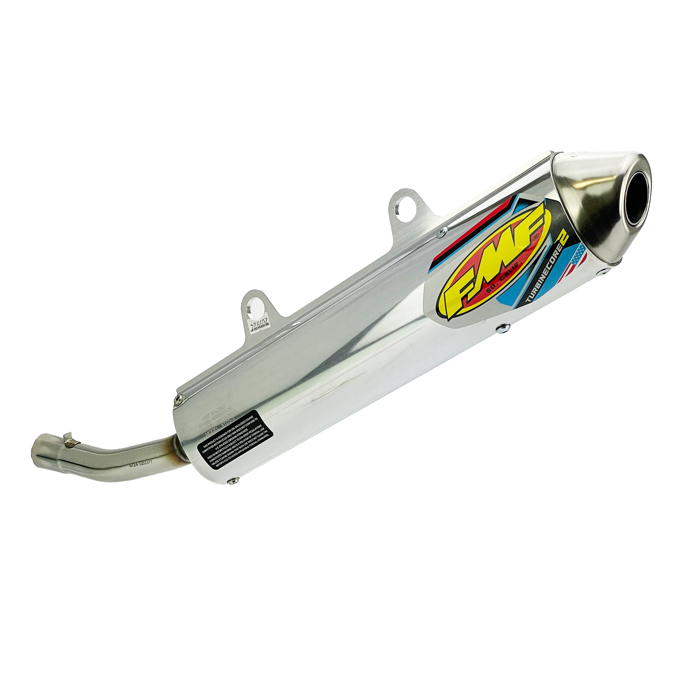 Turbinecore 2 Exhaust Silencer 96-00 Suzuki RM 250 - FMF 020371 thumbnail 2