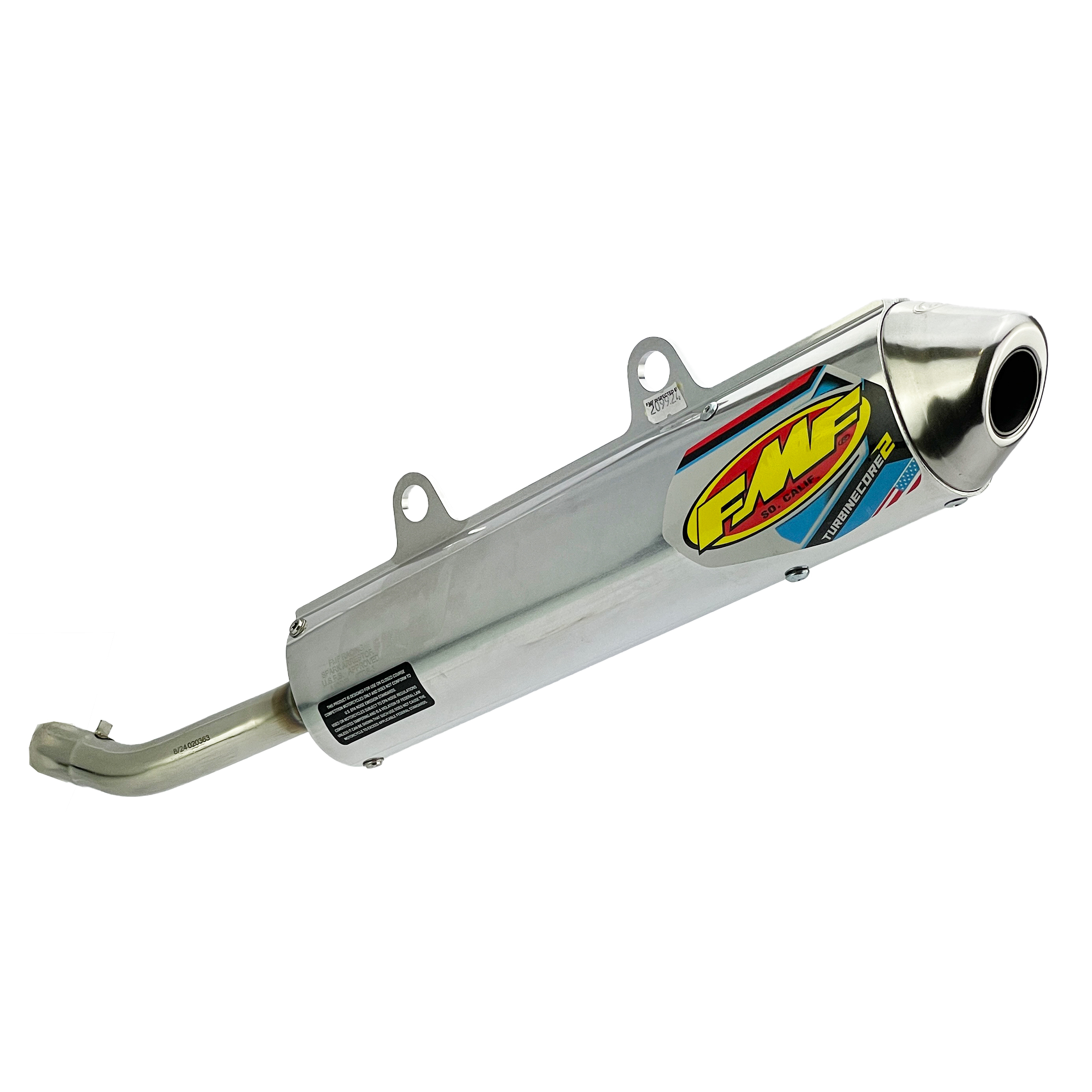 TurbineCore 2 Exhaust Silencer 00-01 Yamaha YZ 250 - FMF 020363 thumbnail 2