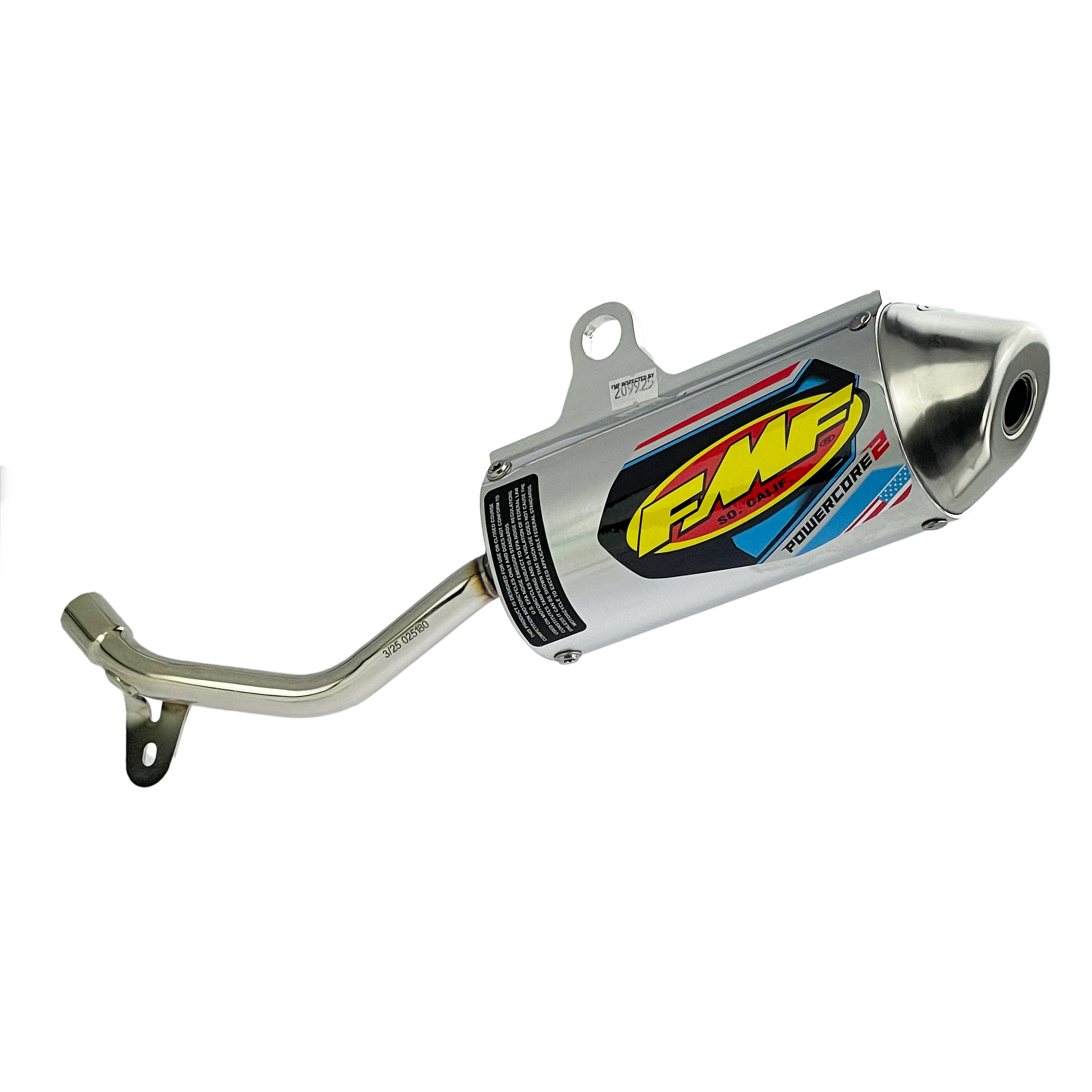 Powercore 2 Exhaust Silencer 16-23 KTM Husqvarna GasGas 50 SX TC MC - FMF 025180 thumbnail 2