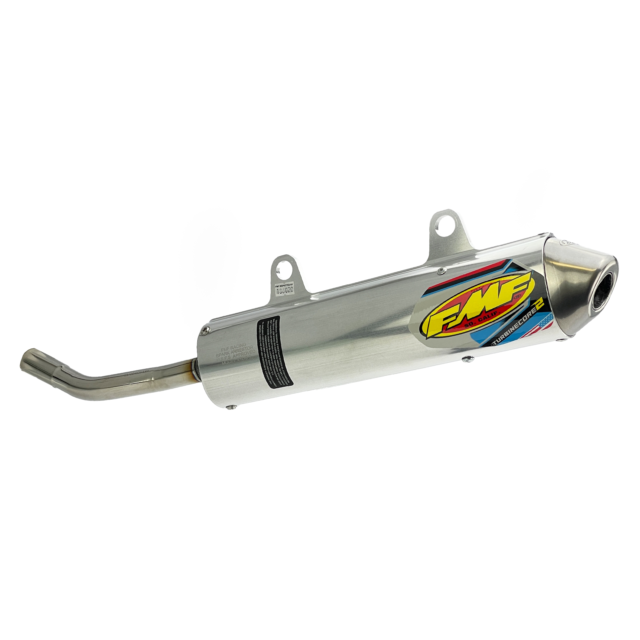 Turbinecore 2 Exhaust Silencer 16-19 KTM Husqvarna 125 150 SX XC-W TC TE - FMF 025189 thumbnail 2