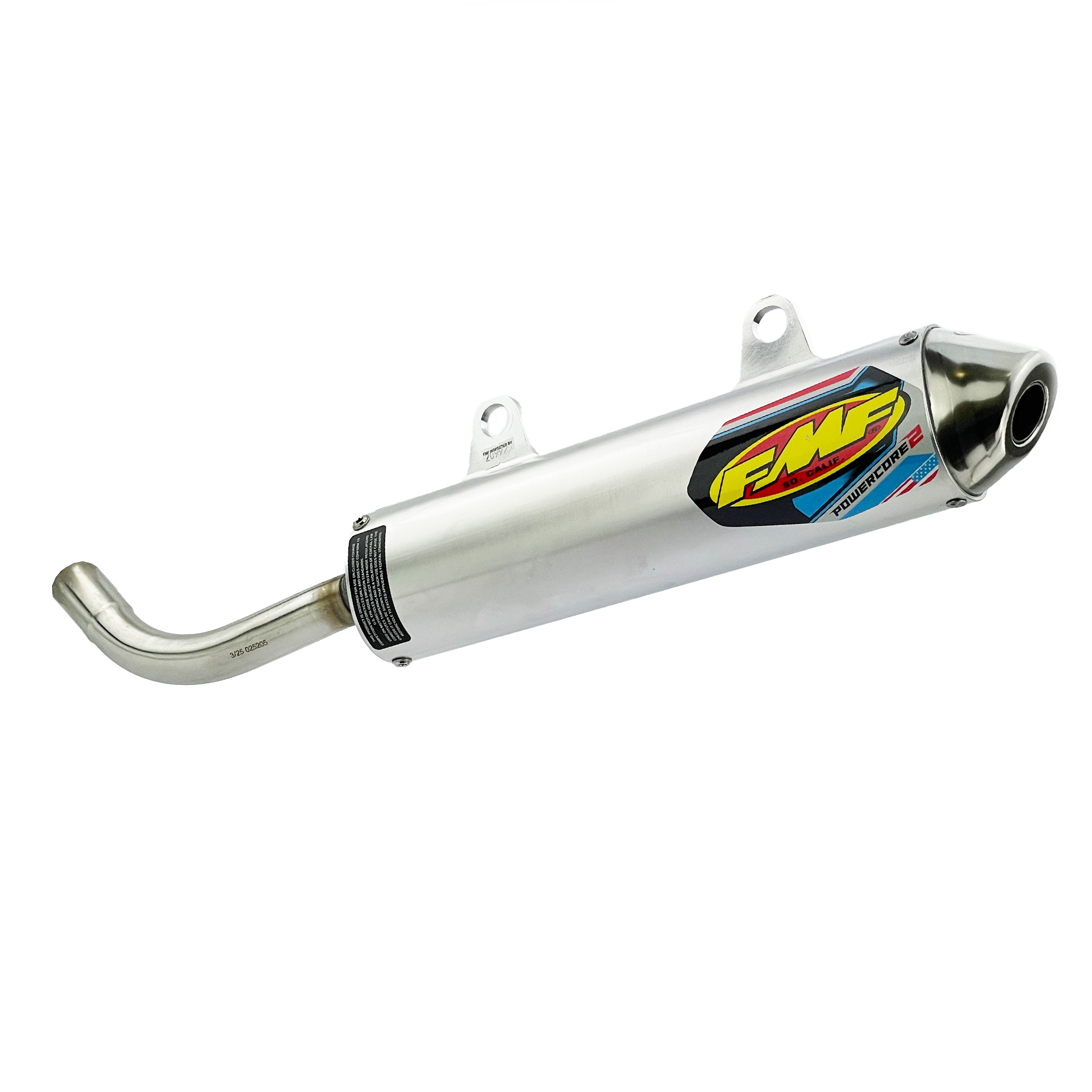 Powercore 2 Exhaust Silencer 17-19 KTM Husqvarna 250 300 EXC SX XC TC TE TX - FMF 025205 thumbnail 3