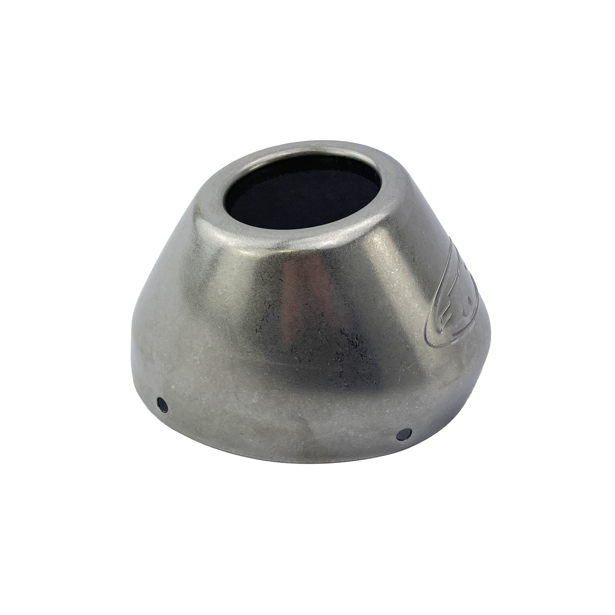 P-Core 4 Q4 Ti Exhaust End Cap Stainless Slash Cut - FMF 040635 thumbnail 2
