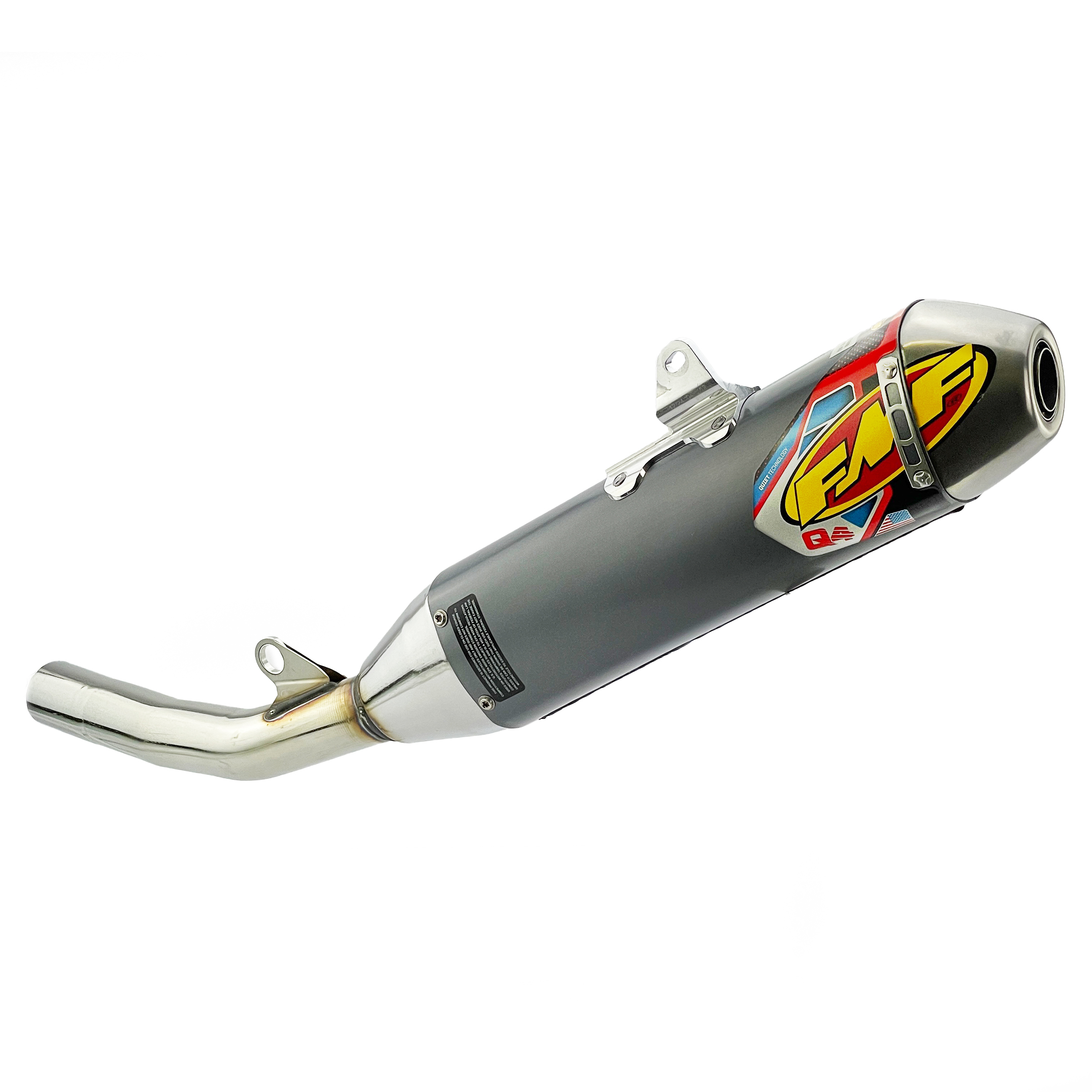 Q4 Hex Exhaust Silencer 19-26 Yamaha WR YZ 250 F FX - FMF 044452 thumbnail 2