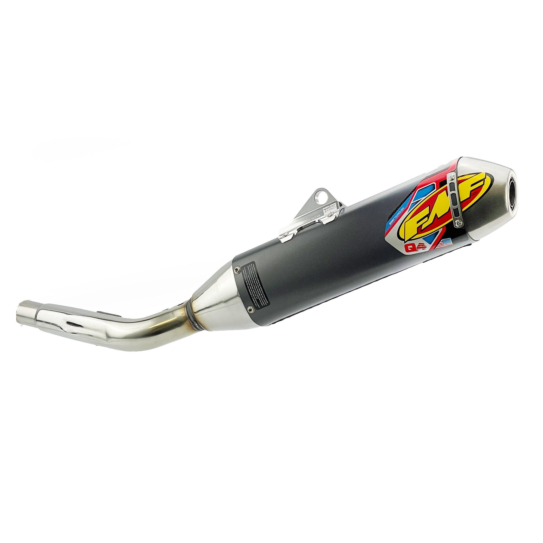 Q4 Hex Exhaust Silencer 19-23 Kawasaki KX 450 F X - FMF 042368 thumbnail 2